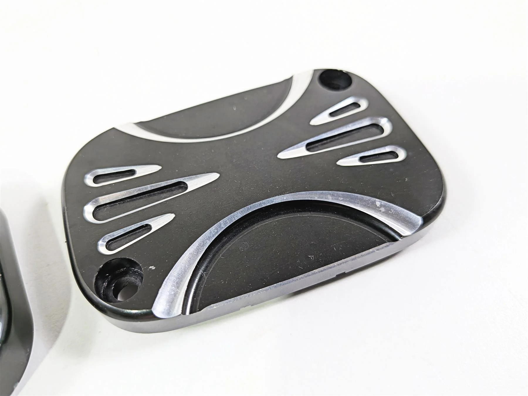 2017 Harley Touring FLHXS Street Glide Arlen Ness Deep Cut Master Cylinder Cover Set - Image 13