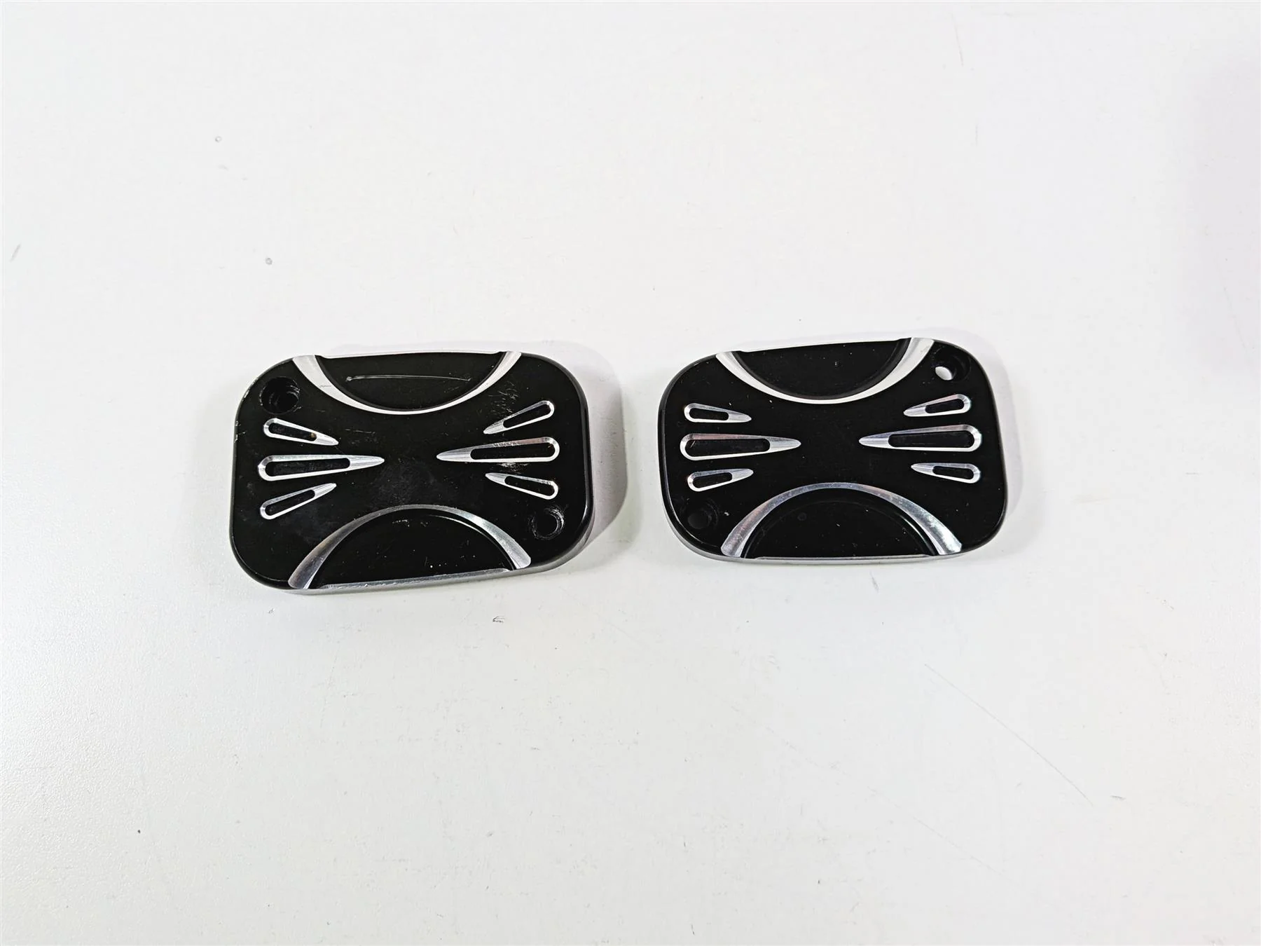 2017 Harley Touring FLHXS Street Glide Arlen Ness Deep Cut Master Cylinder Cover Set - Image 2