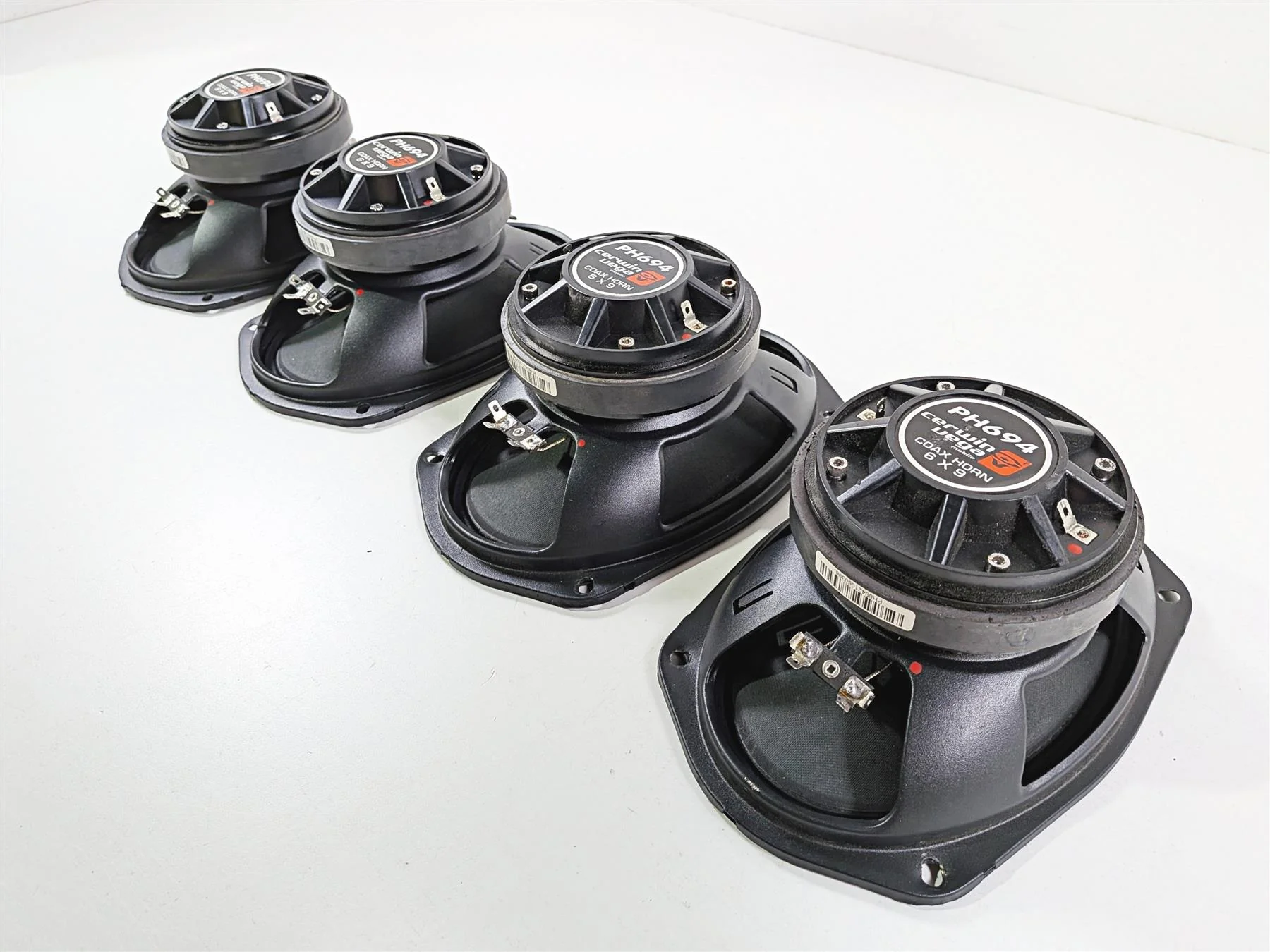 2017 Harley Touring FLHXS Street Glide Coax Horn 6x9 Speaker Set of 4 320W PH694 - Image 11