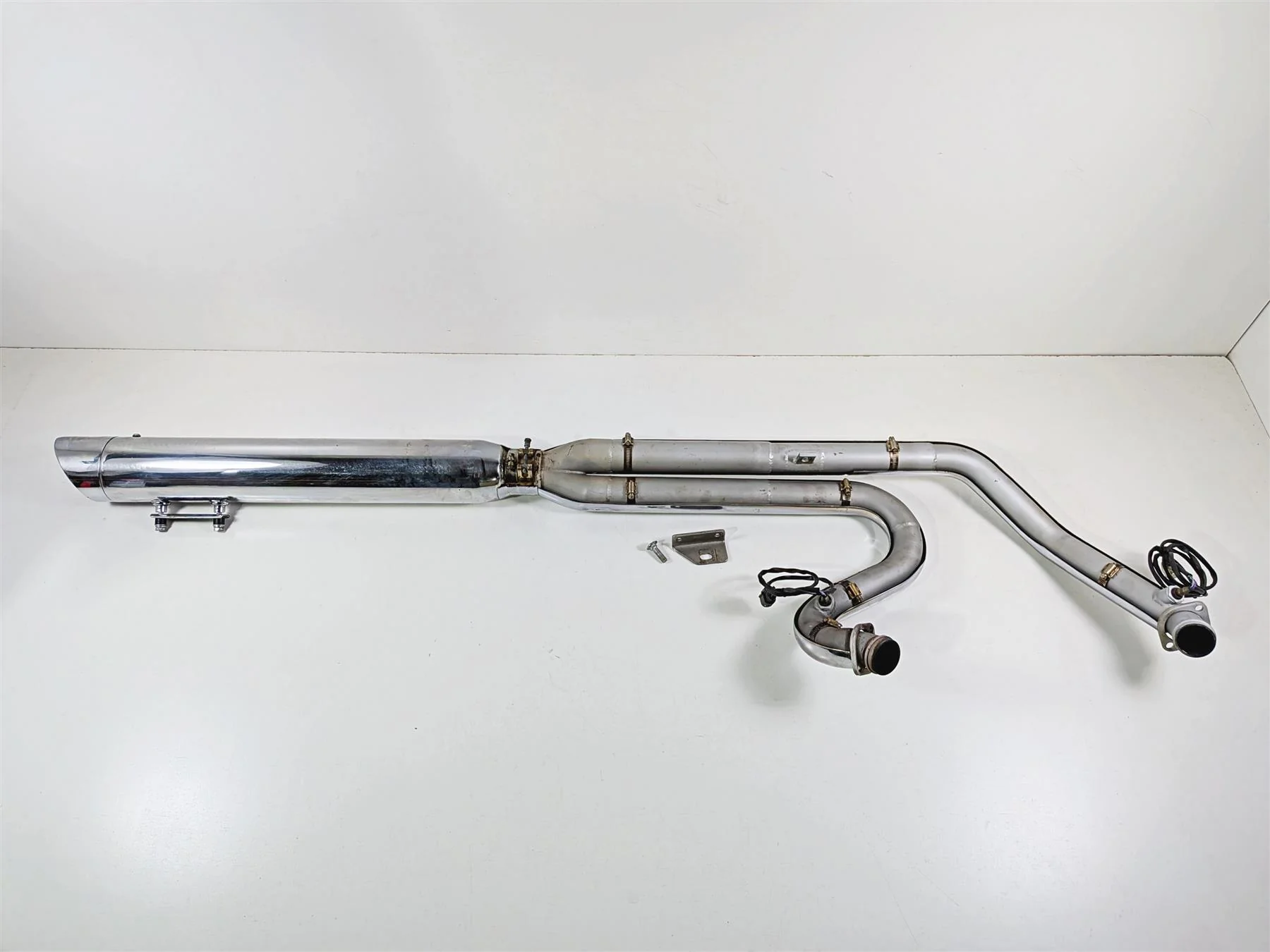 2017 Harley Touring FLHXS Street Glide D&D 2 Into 1 Exhaust Header Pipe System - Image 3