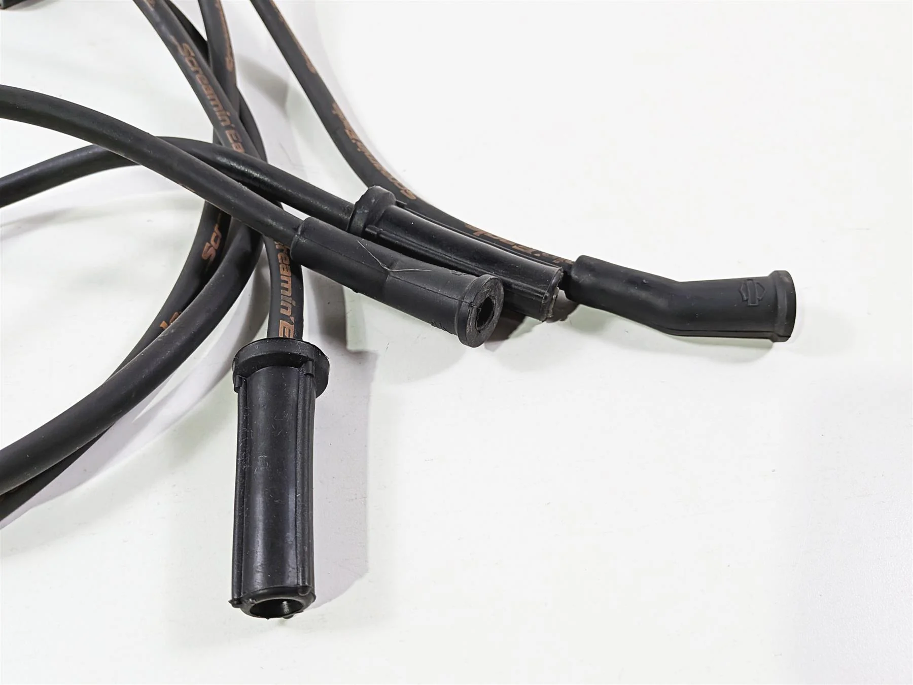 2017 Harley Touring FLHXS Street Glide Ignition Coil Wires & Plugs - Tested 31600017 - Image 10