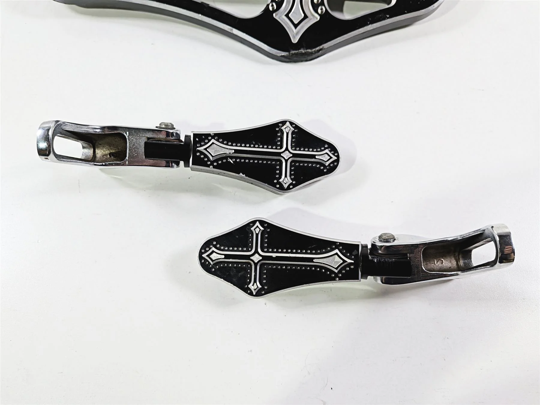 2017 Harley Touring FLHXS Street Glide Precision Billet Darkside Floor Board DRK-410-ALL-BLK - Image 7