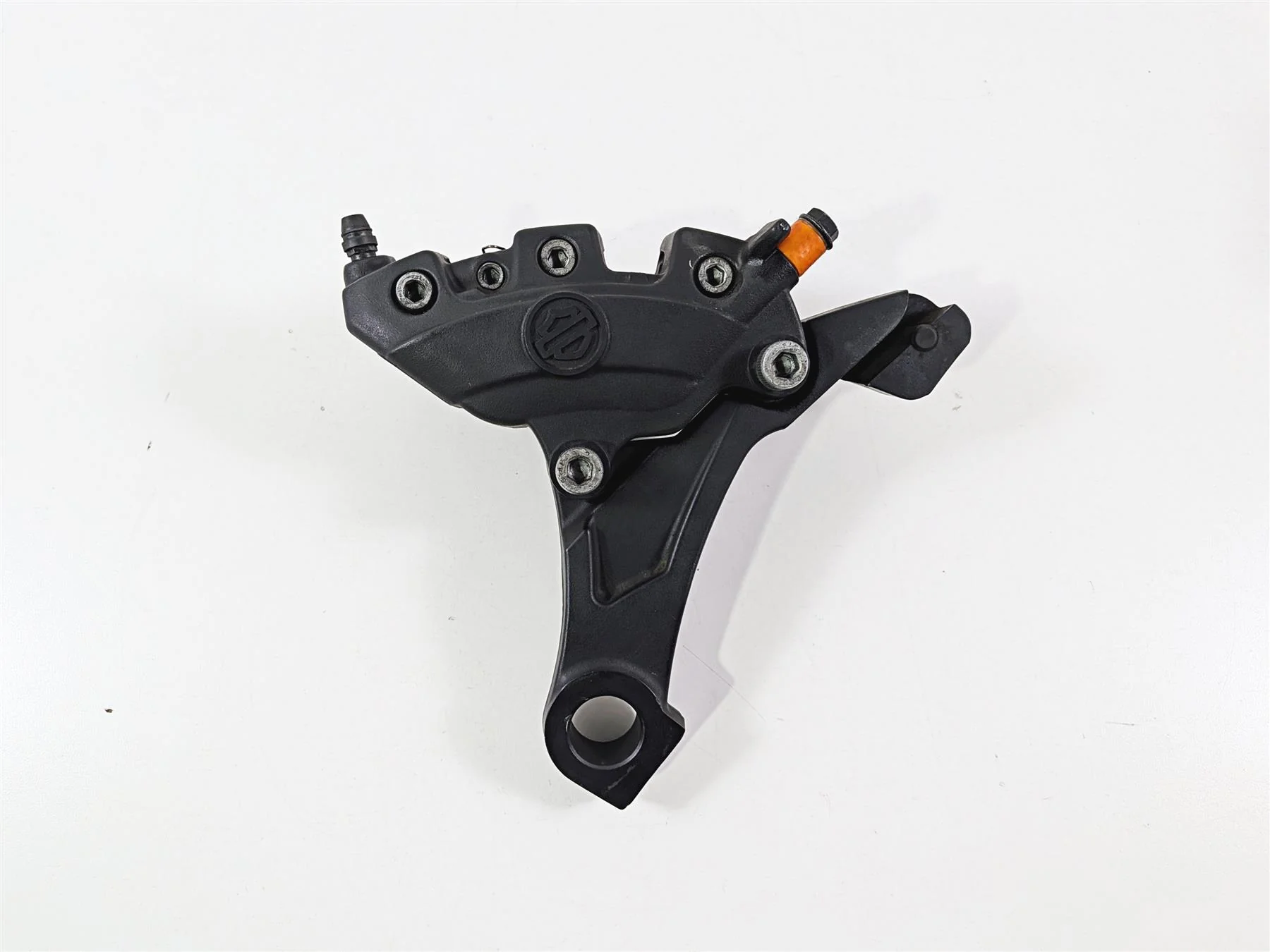 2017 Harley Touring FLHXS Street Glide Rear Brake Caliper & Bracket 44080-08C - Image 7