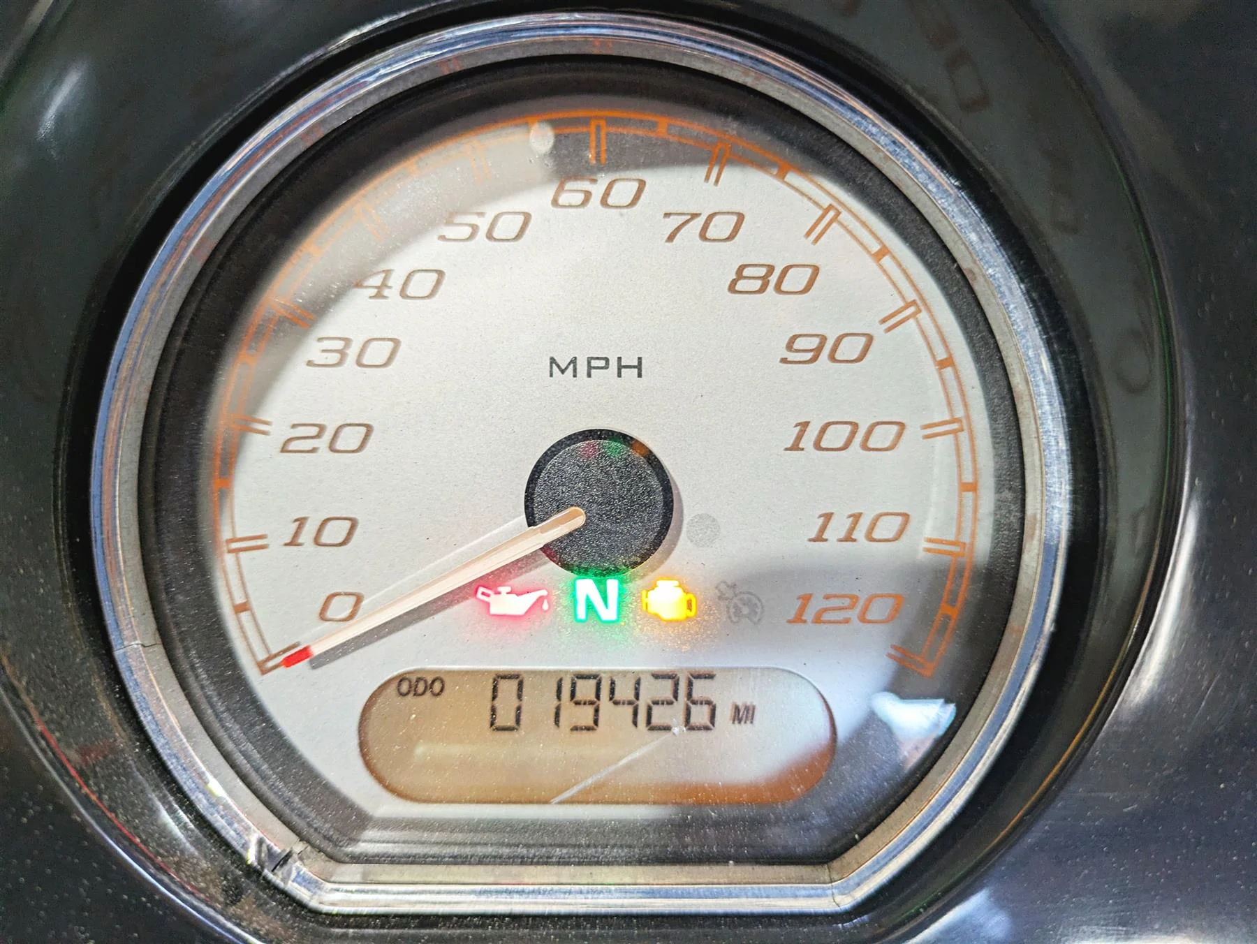 2017 Harley Touring FLHXS Street Glide Speedometer Instrument Gauge 19K 70900124B - Image 2