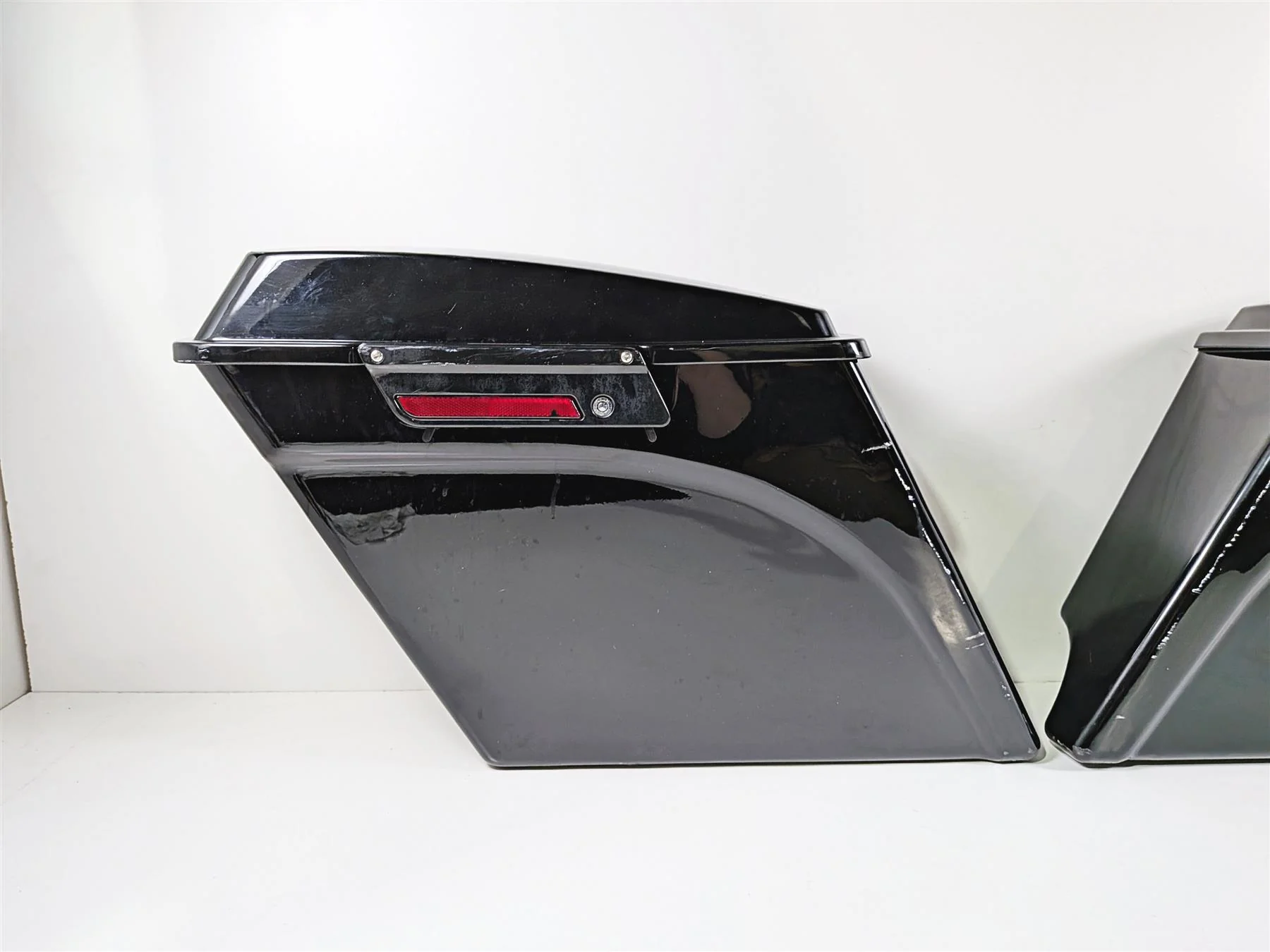2017 Harley Touring FLHXS Street Glide Stretched Aftermarket Saddlebag Saddle Bag Set - Image 3