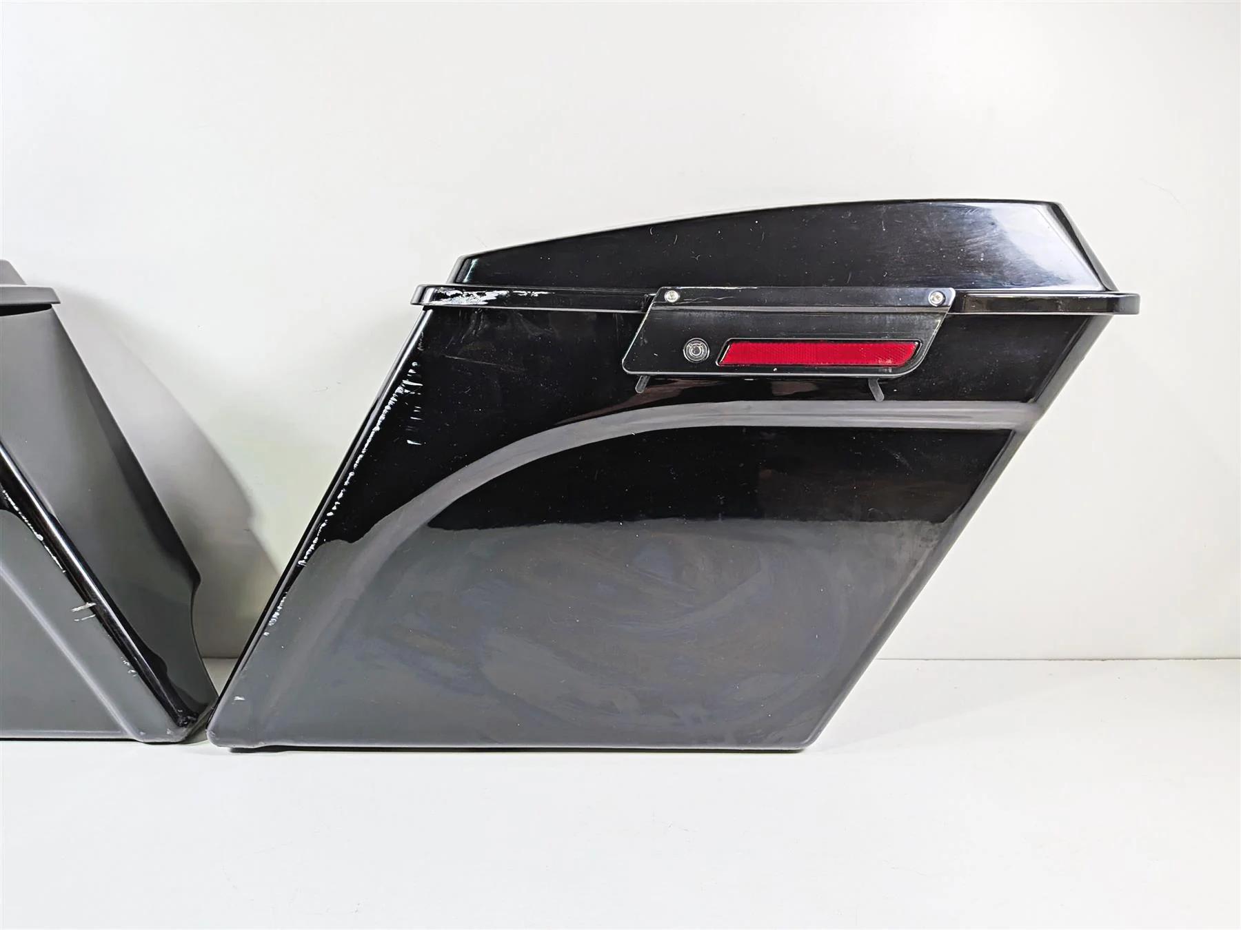 2017 Harley Touring FLHXS Street Glide Stretched Aftermarket Saddlebag Saddle Bag Set - Image 4