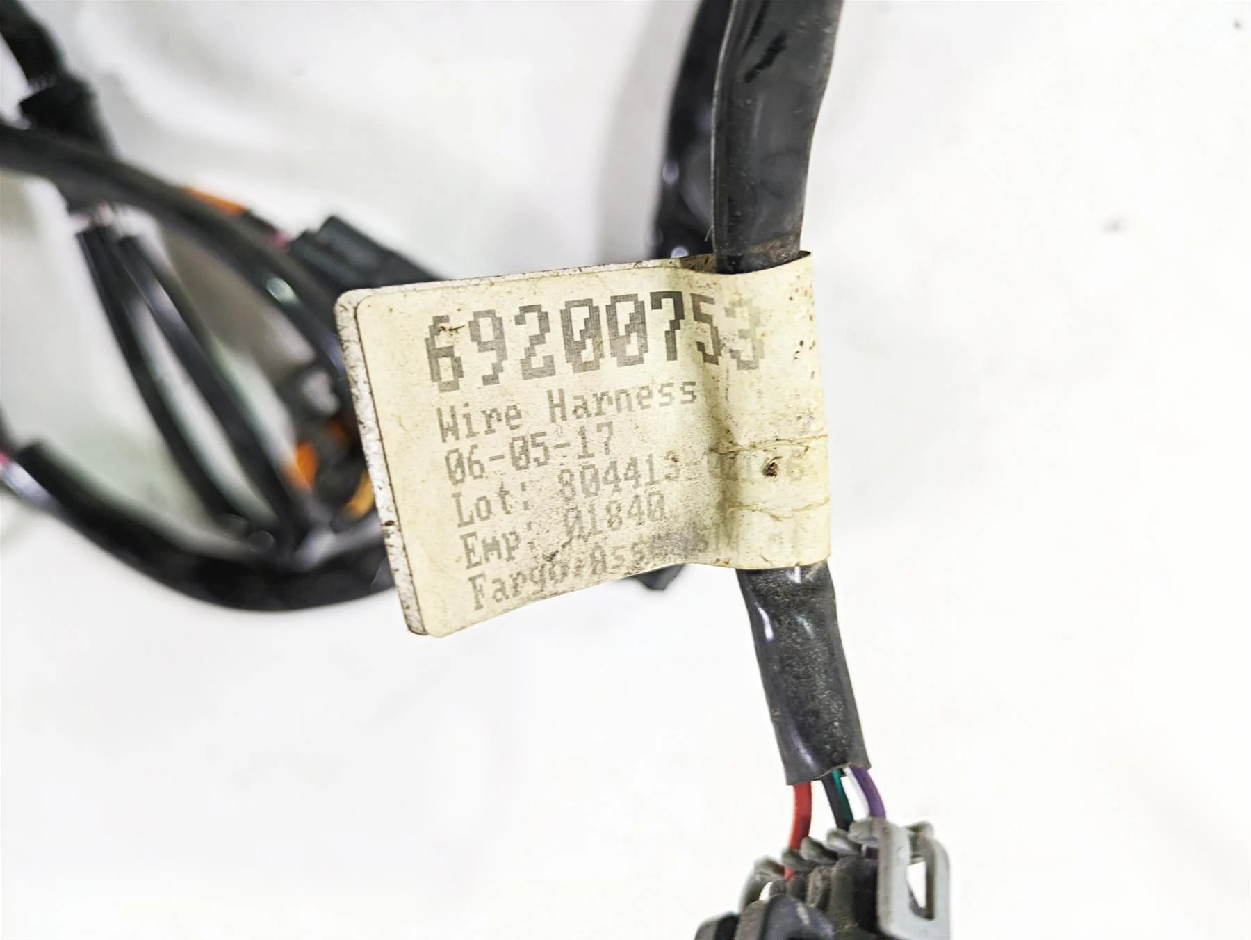 2017 Harley Touring FLTRXS Road Glide Front Fairing Wiring Harness Read 69200122 - Image 6