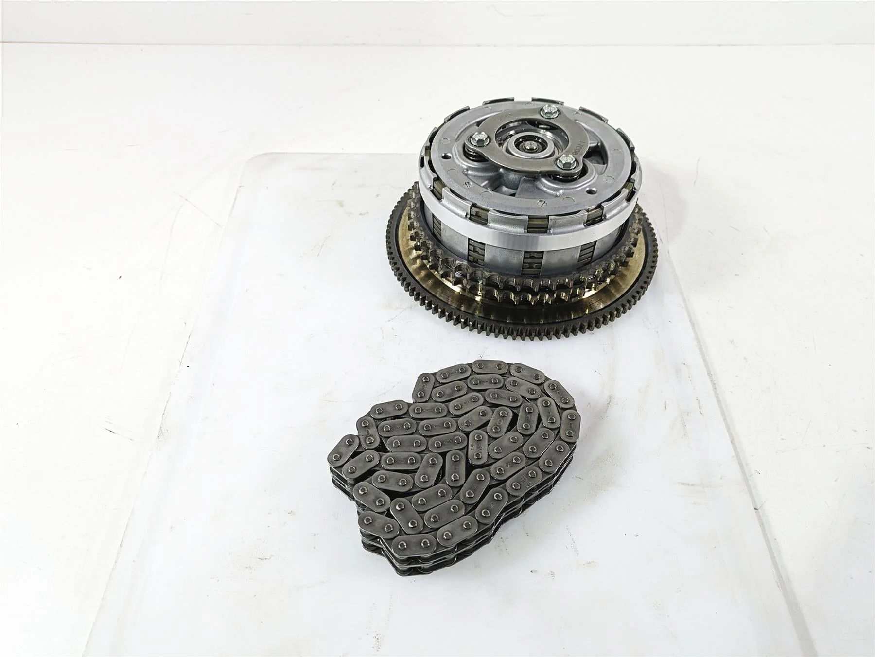 2017 Harley Touring FLTRXS Road Glide Primary Drive Clutch Basket Discs 37000377 - Image 2