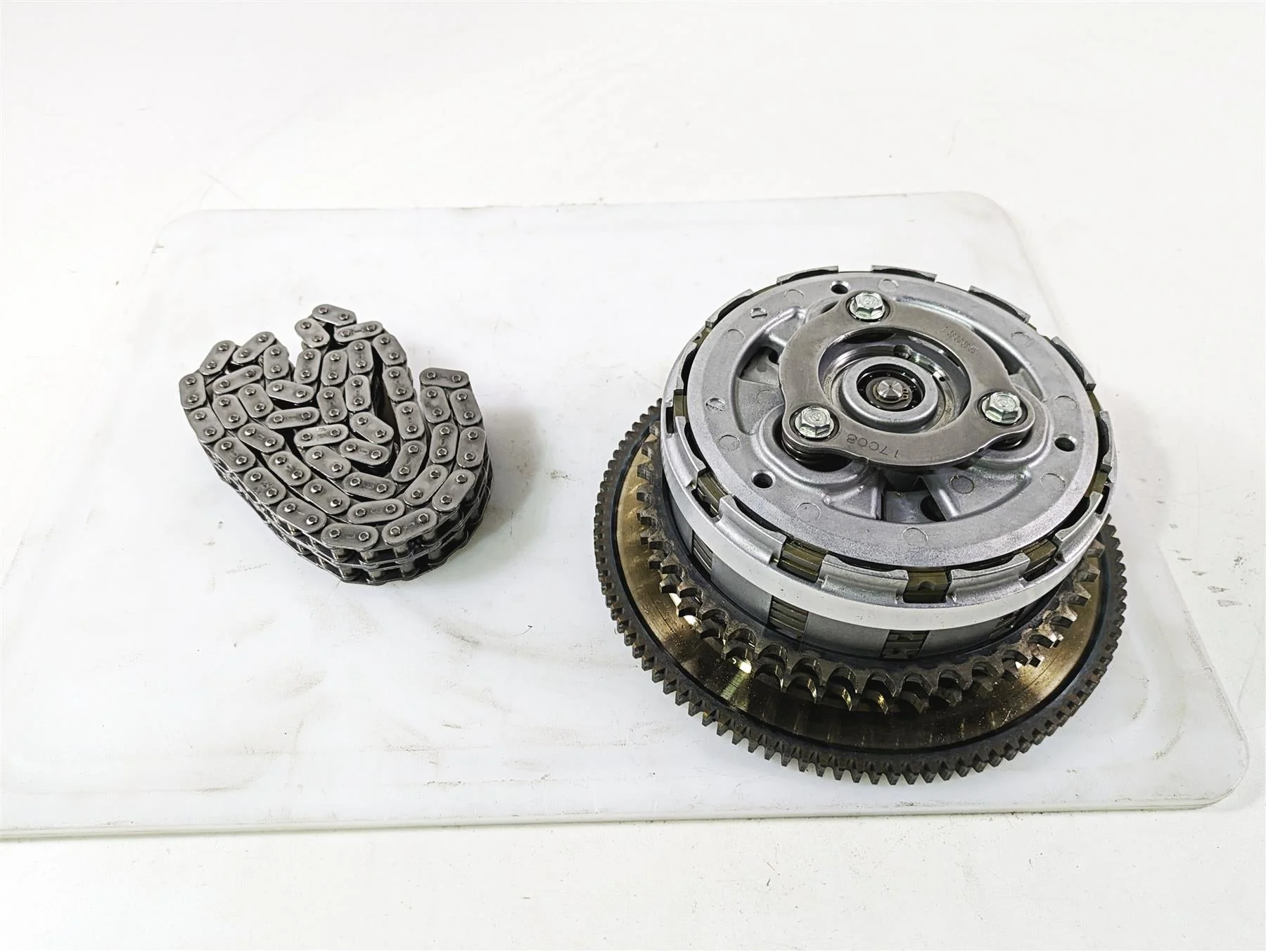 2017 Harley Touring FLTRXS Road Glide Primary Drive Clutch Basket Discs 37000377 - Image 3