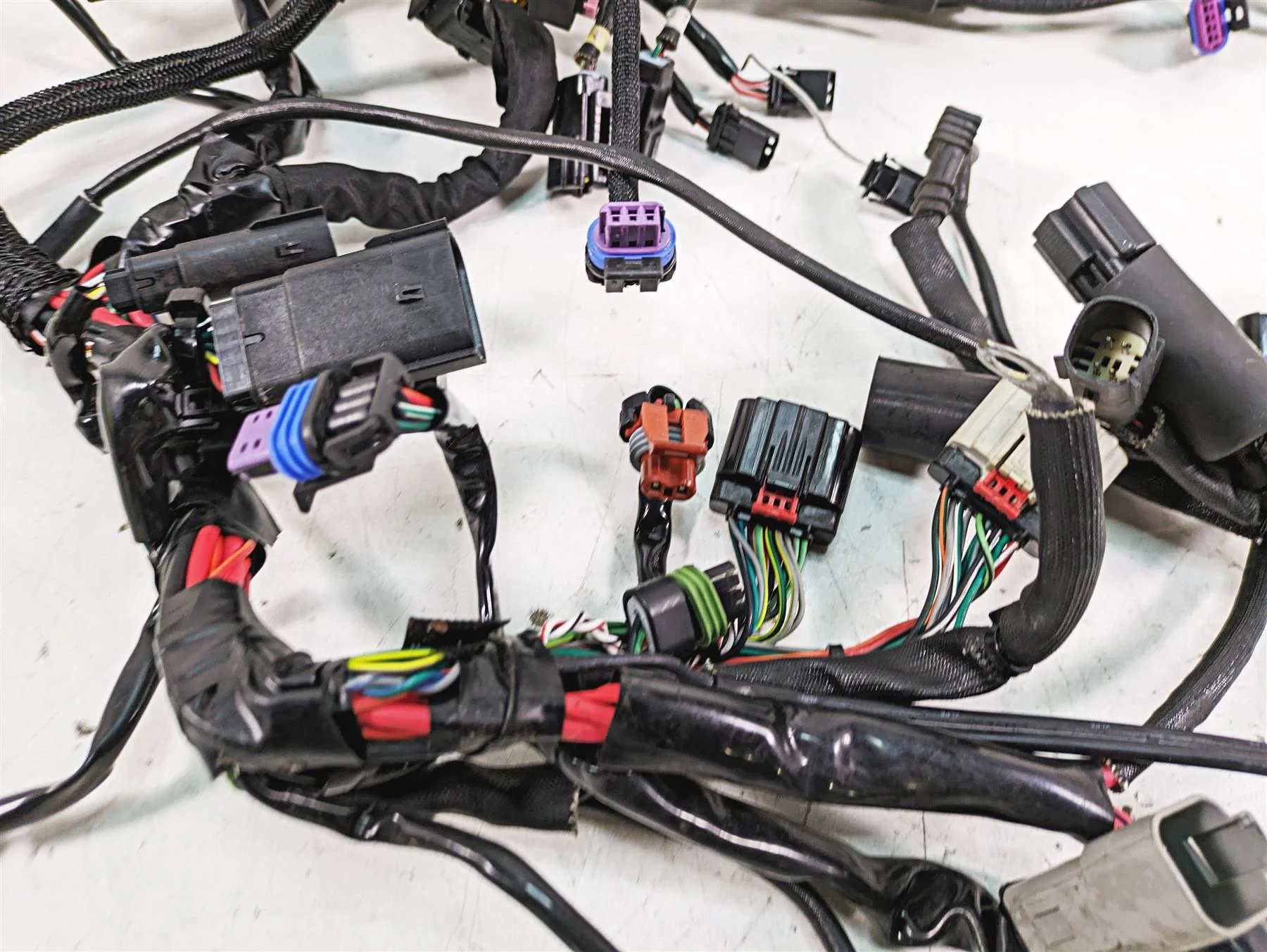 2017 Harley XL883 N Sportster Iron Wiring Harness Loom - No Abs & Key 69200072B - Image 11