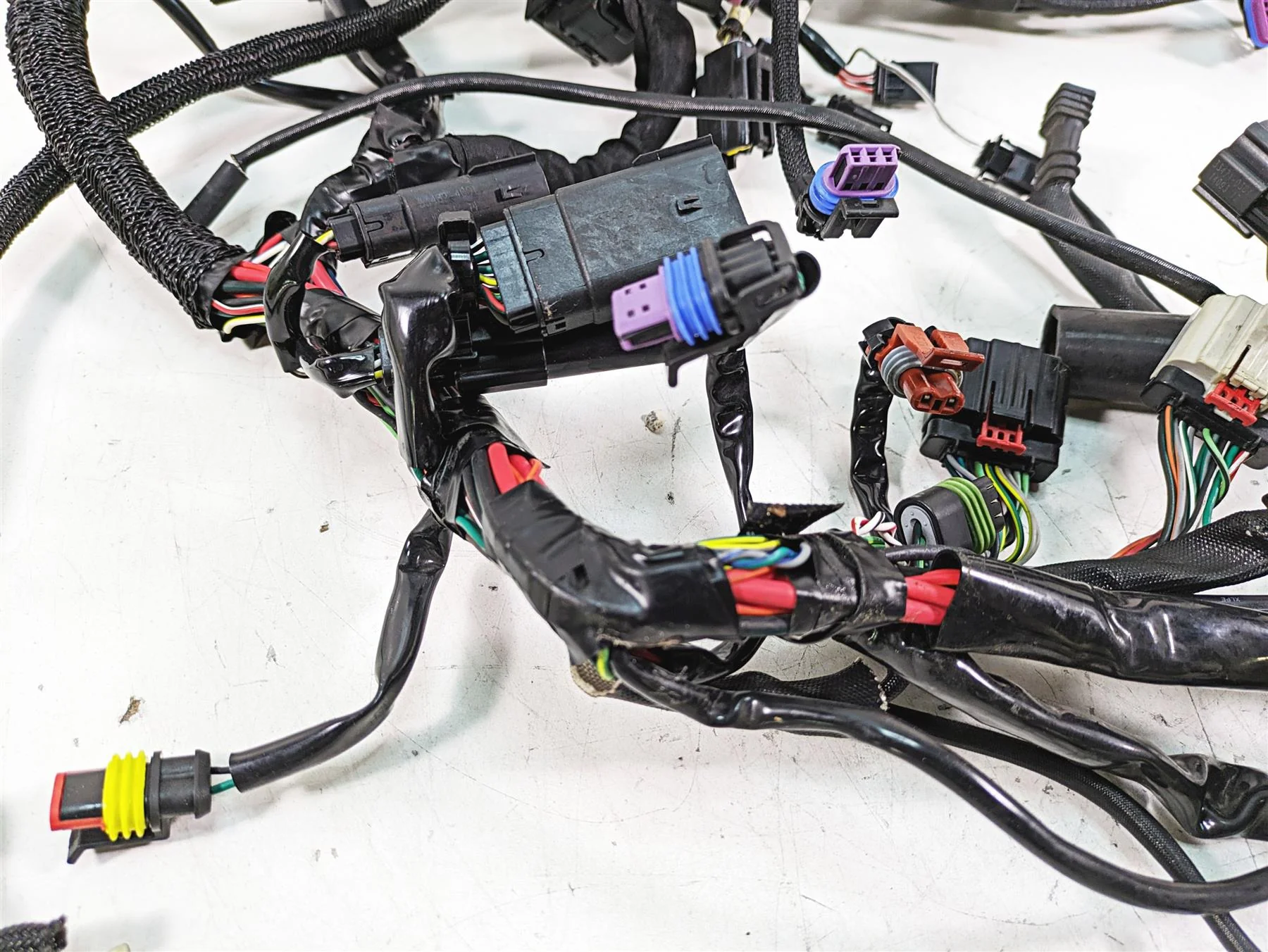 2017 Harley XL883 N Sportster Iron Wiring Harness Loom - No Abs & Key 69200072B - Image 8