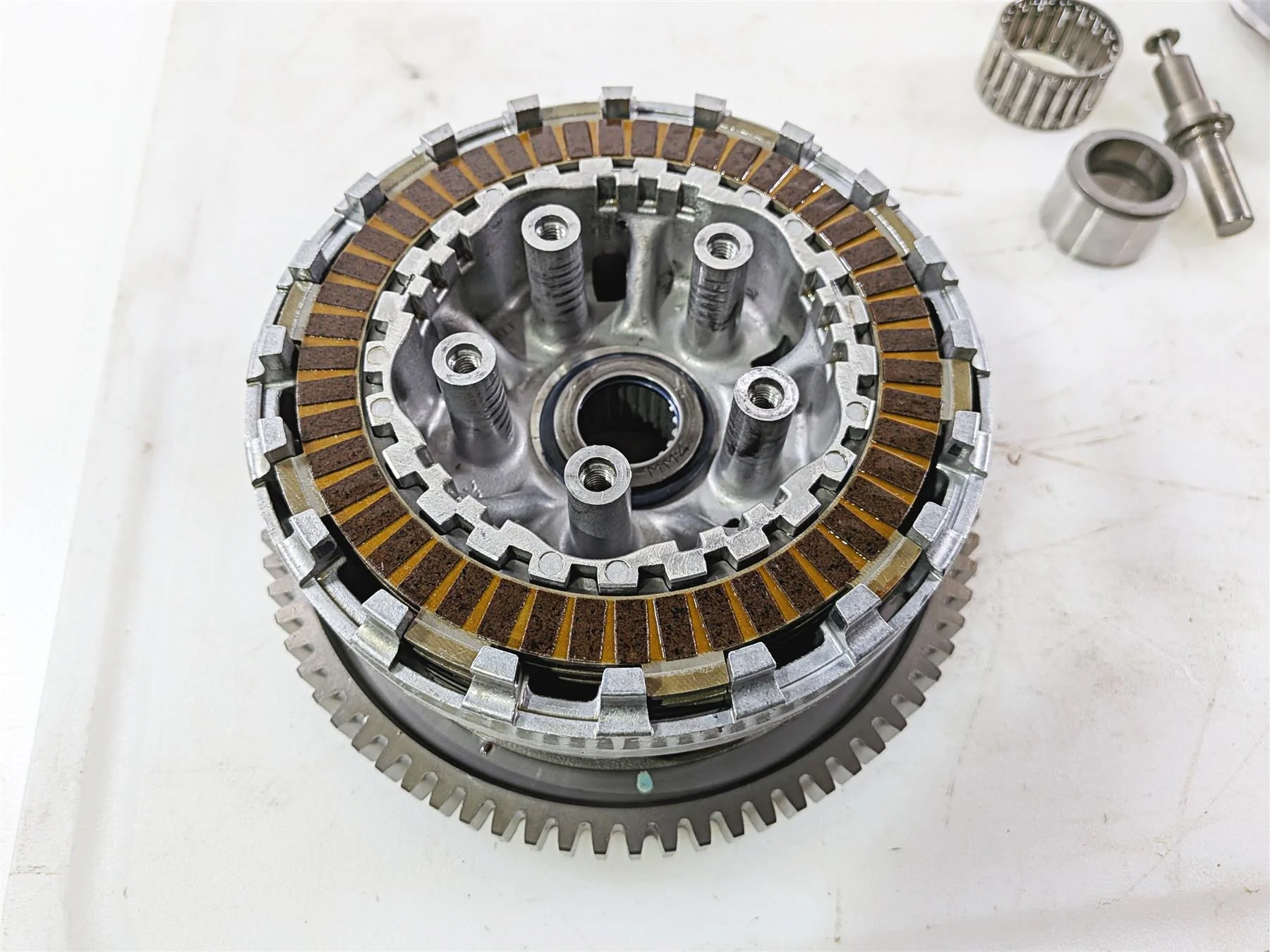 2017 Honda CBR600RR PC40 Clutch Basket Friction Disc Pressure Plate 22100-MFJ-D00 - Image 4