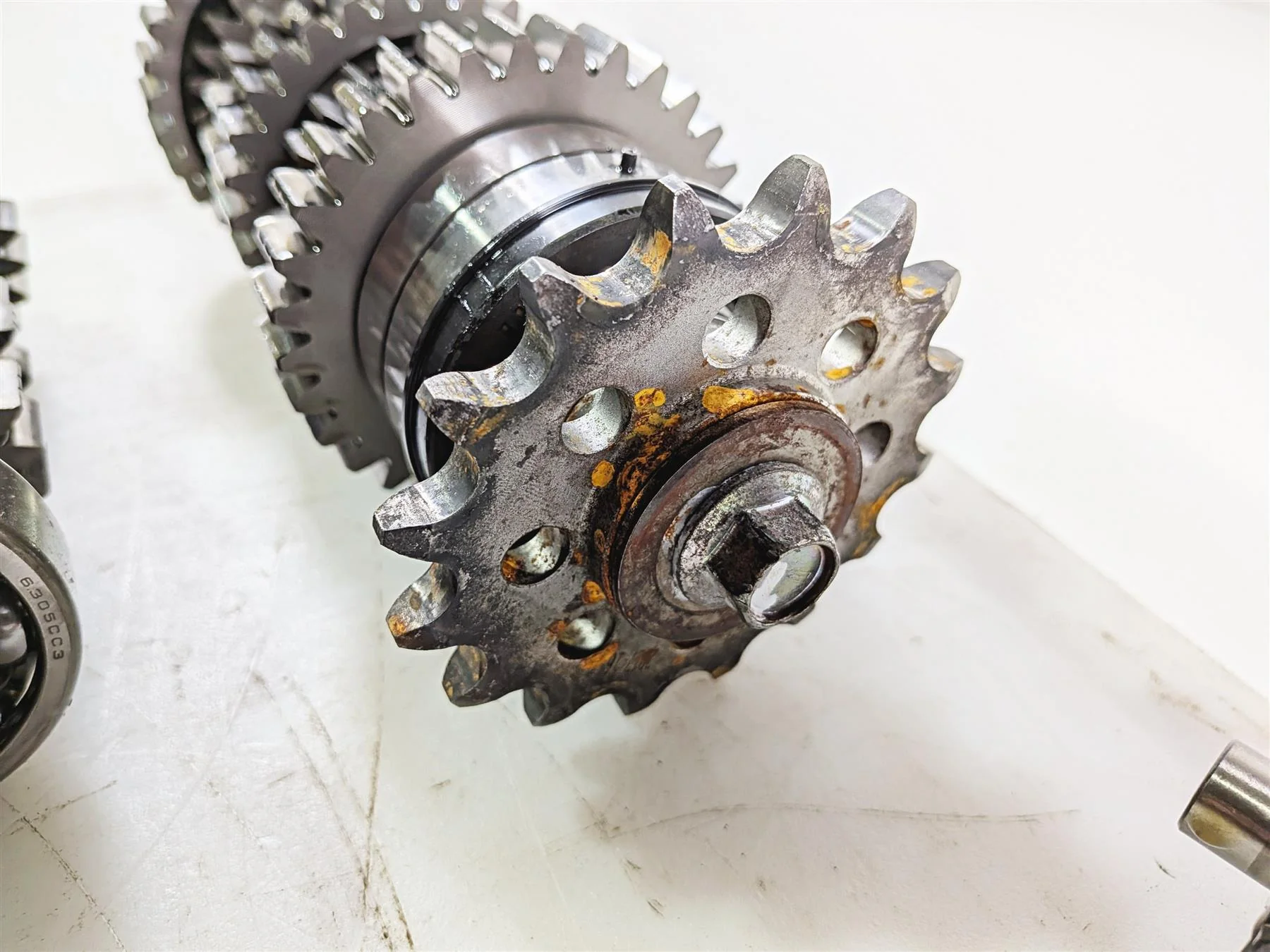 2017 Honda CBR600RR PC40 Transmission Gear Shift Drum Barrel Set 23211-MFJ-D00 - Image 10