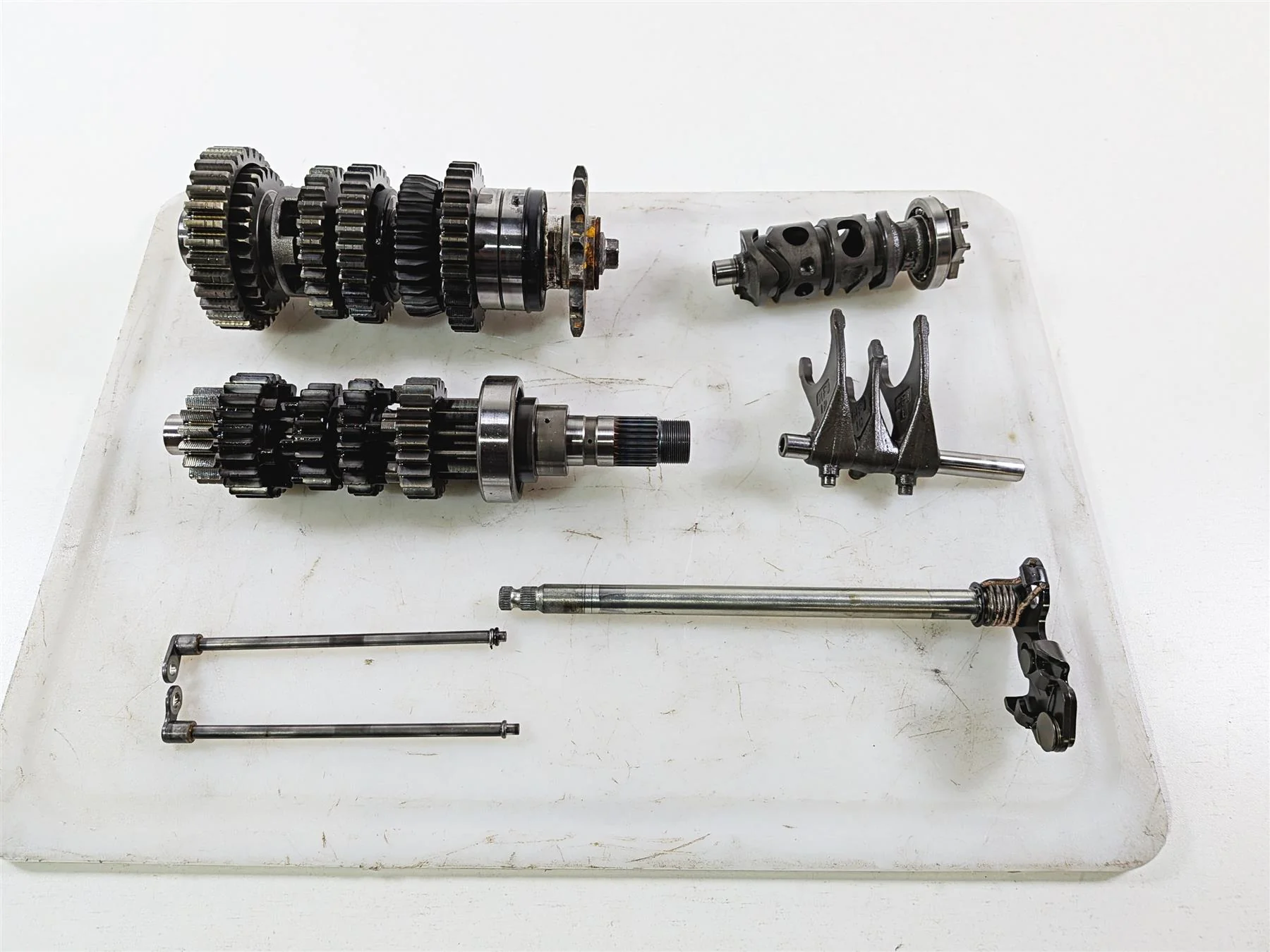 2017 Honda CBR600RR PC40 Transmission Gear Shift Drum Barrel Set 23211-MFJ-D00 - Image 2