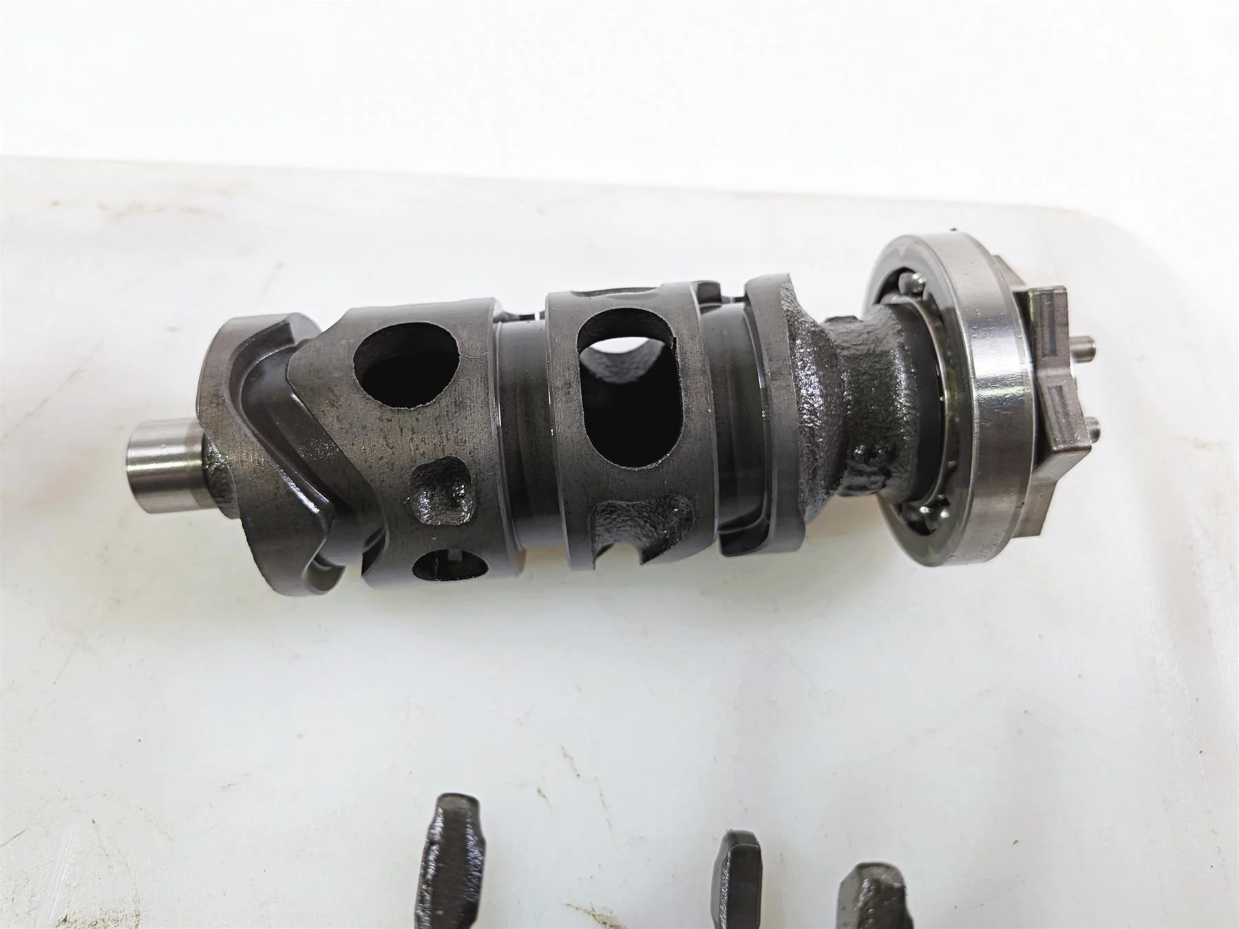 2017 Honda CBR600RR PC40 Transmission Gear Shift Drum Barrel Set 23211-MFJ-D00 - Image 6