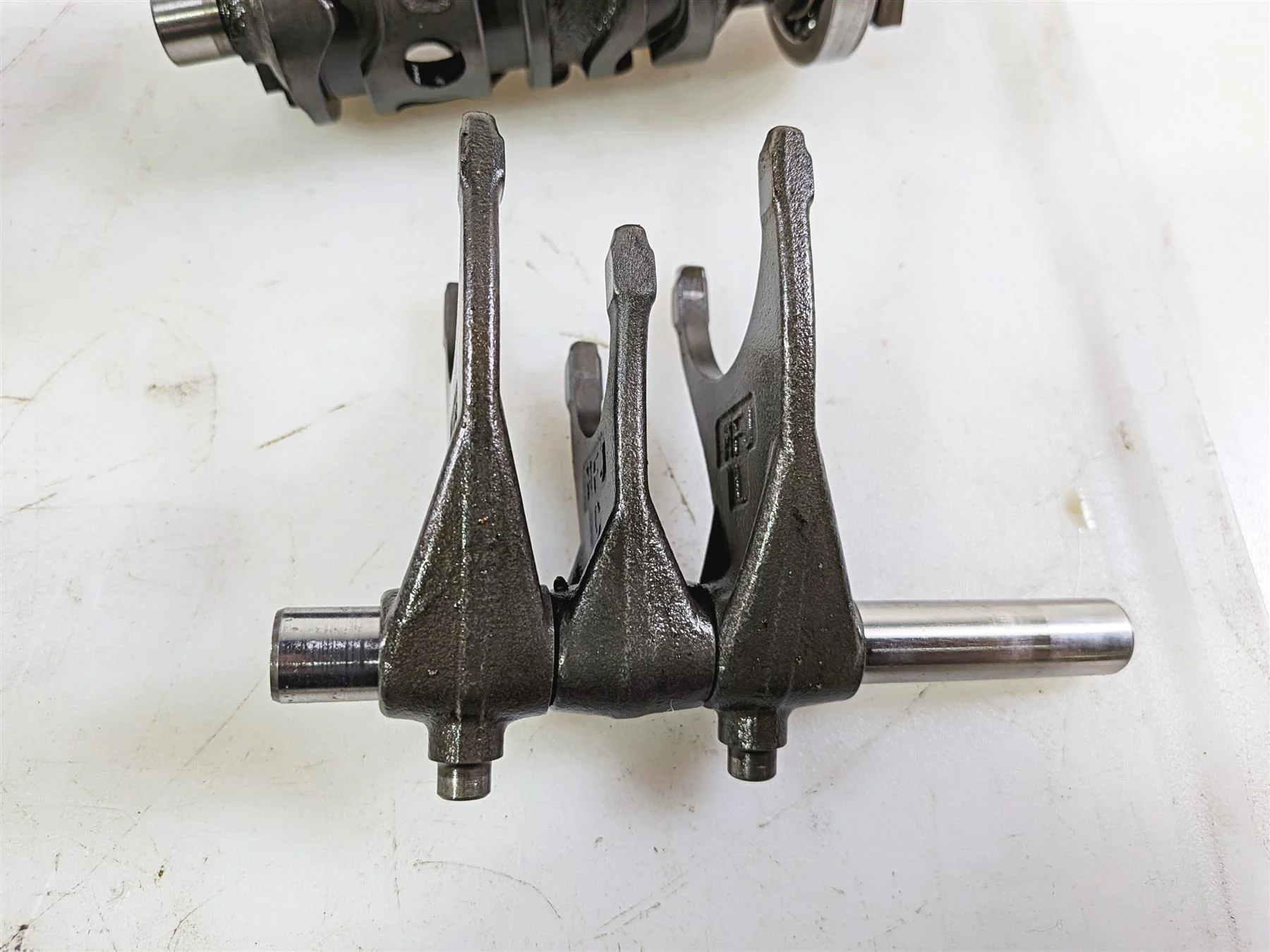 2017 Honda CBR600RR PC40 Transmission Gear Shift Drum Barrel Set 23211-MFJ-D00 - Image 7