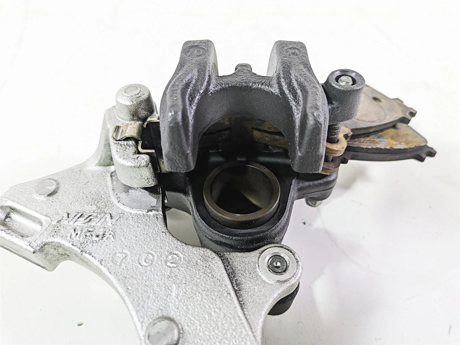 2017 Honda CBR600RR Rear Nissin Brake Caliper & Bracket 43150-MFJ-D01 - Image 8