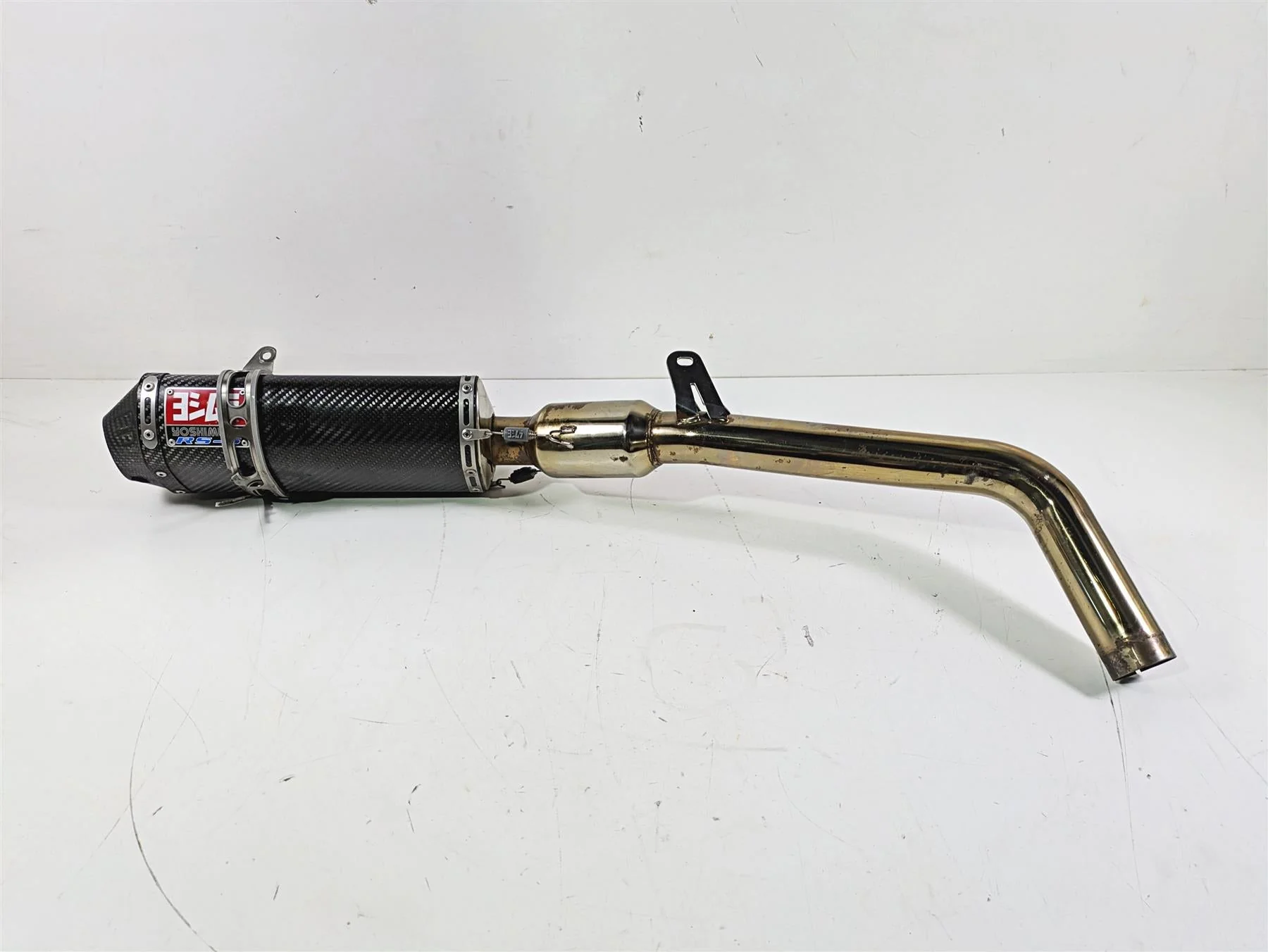 2017 Honda CBR600RR Yoshimura Carbon Fiber Exhaust Slip On & Mid Pipe RS-5