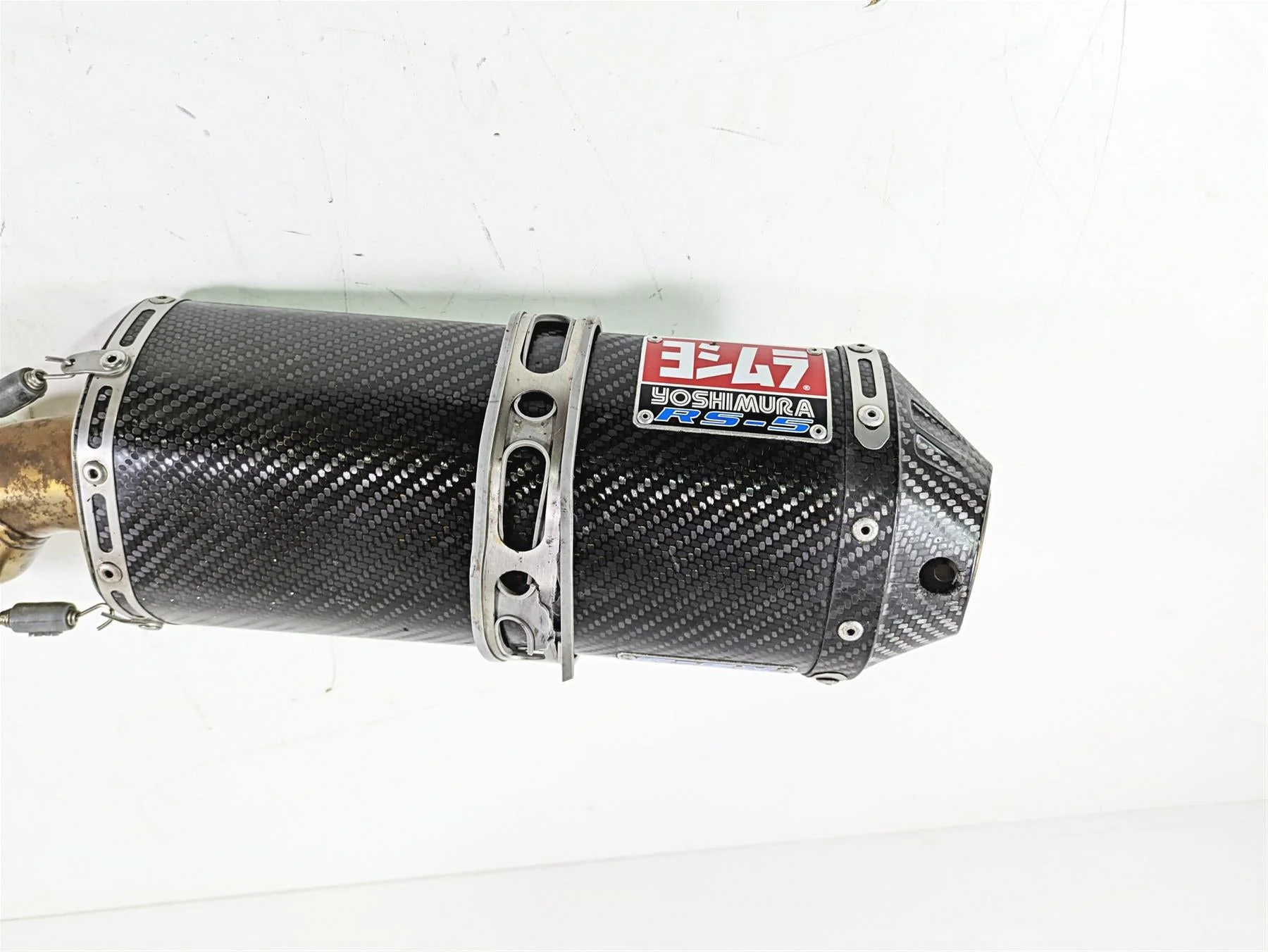 2017 Honda CBR600RR Yoshimura Carbon Fiber Exhaust Slip On & Mid Pipe RS-5 - Image 11