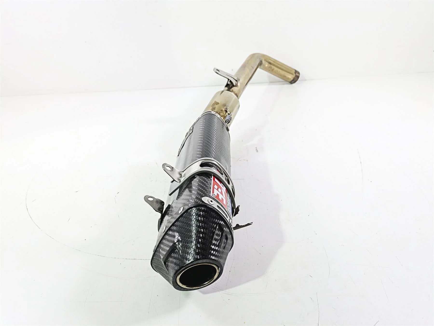 2017 Honda CBR600RR Yoshimura Carbon Fiber Exhaust Slip On & Mid Pipe RS-5 - Image 5