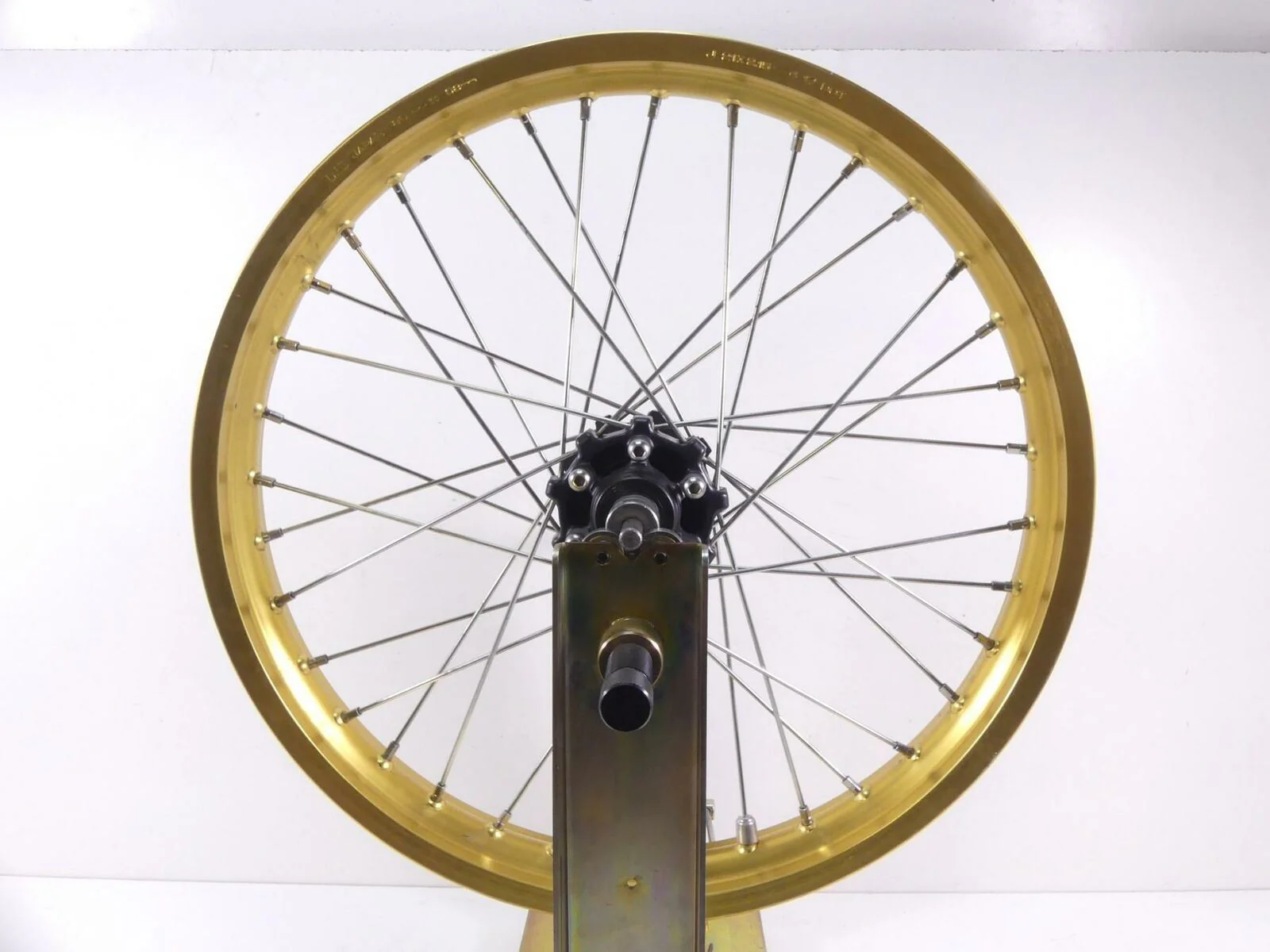2017 Honda CRF1000 Africa Twin Straight Front Wheel Rim 21x2.15 44650-MJP-315 - Image 4
