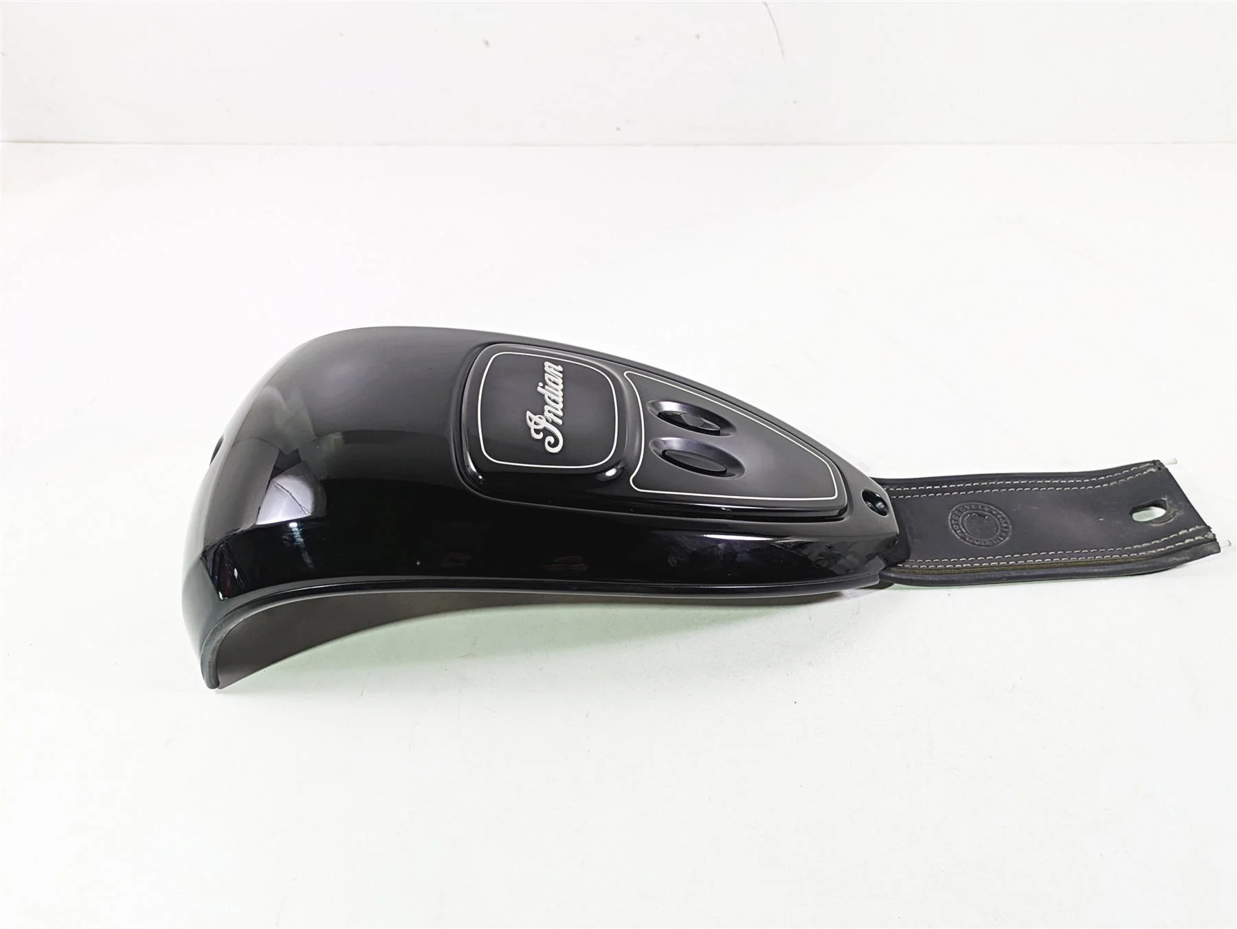 2017 Indian Chieftain Limited Black Fuel Gas Tank Cover & Switches Set 5633653 - Image 3