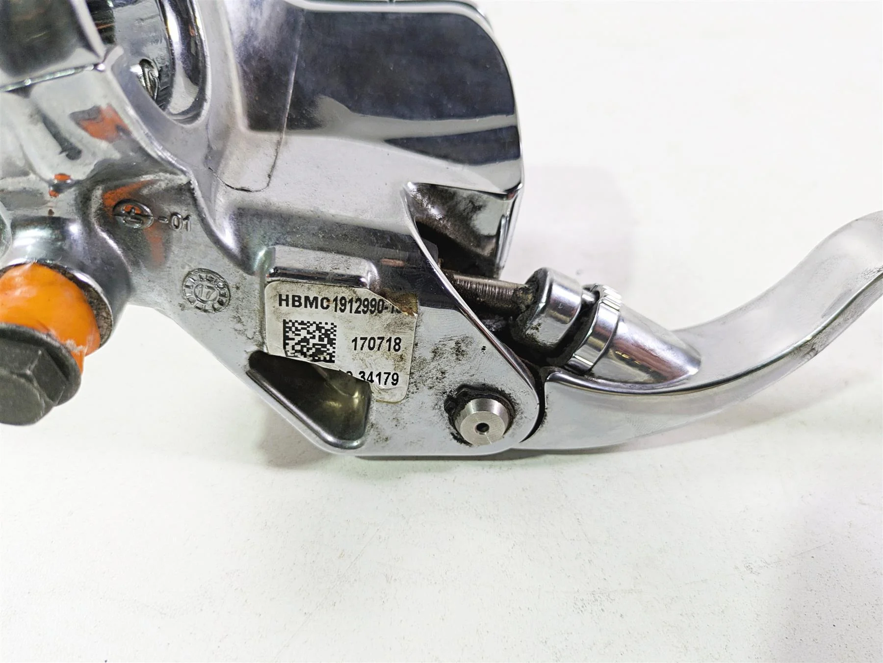 2017 Indian Chieftain Limited Chrome Front Brake Master Cylinder 15.8mm 2206239 - Image 10
