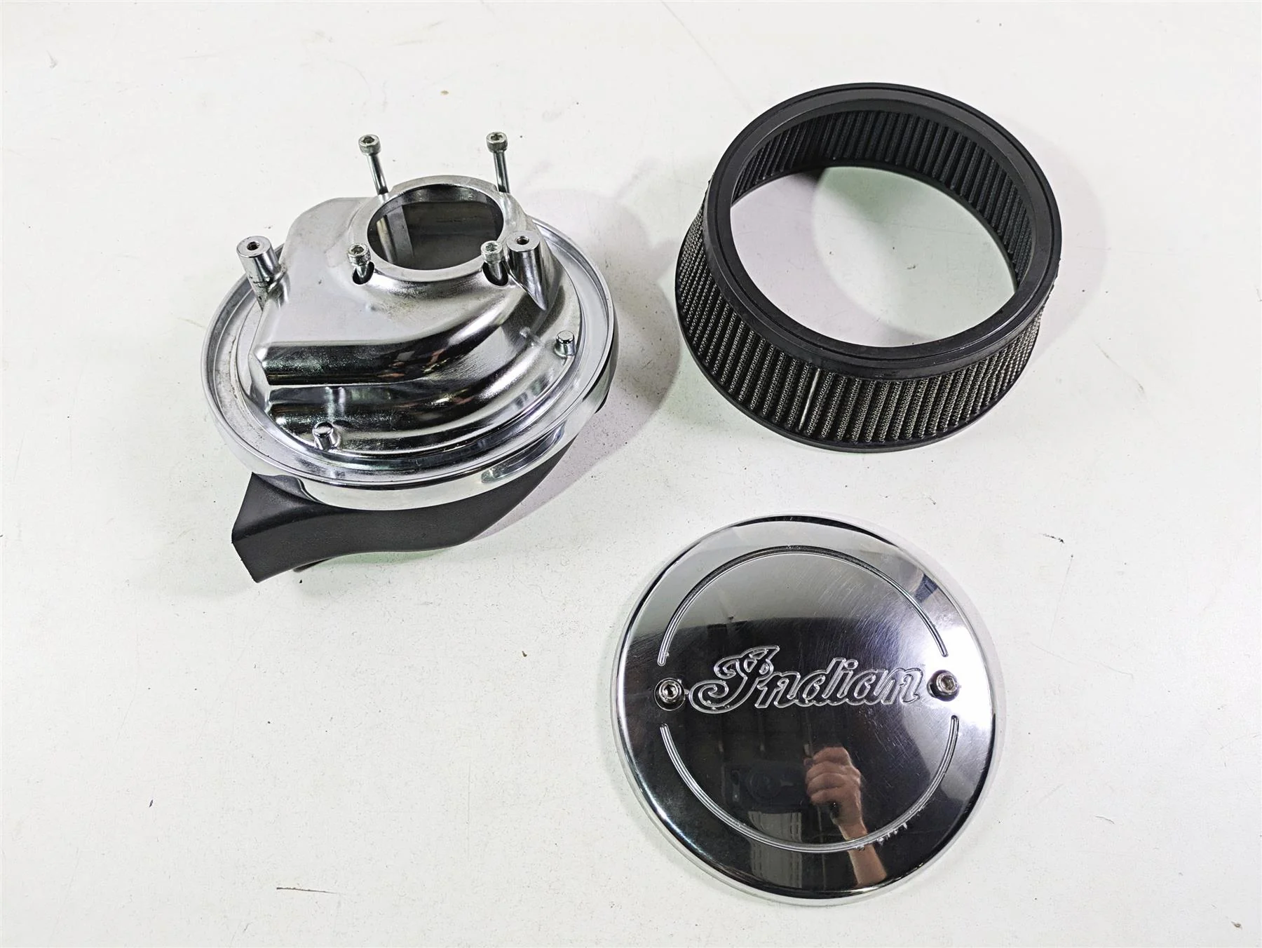 2017 Indian Chieftain Limited Chrome Hi Flow Air Cleaner Breather 2880654