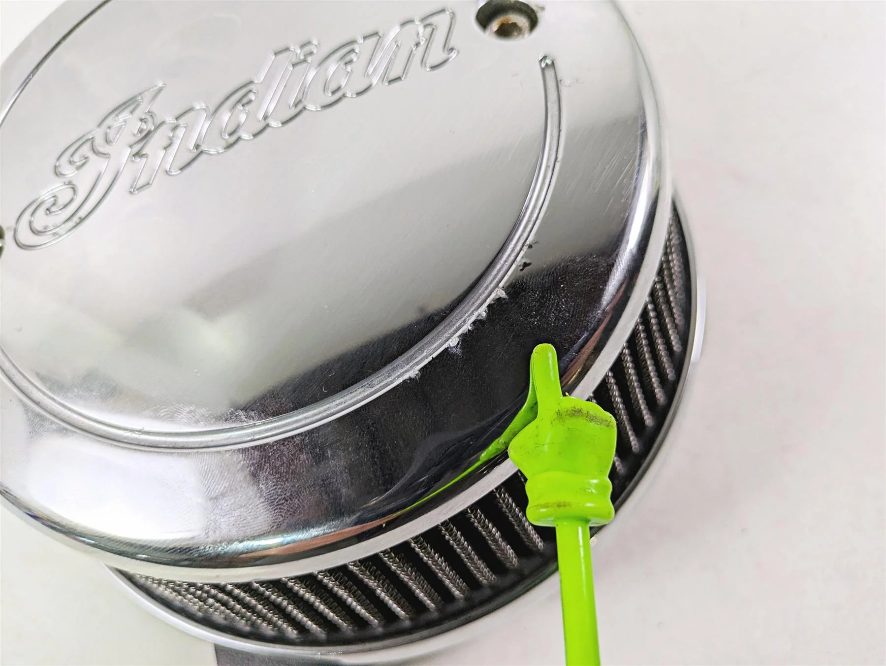 2017 Indian Chieftain Limited Chrome Hi Flow Air Cleaner Breather 2880654 - Image 12