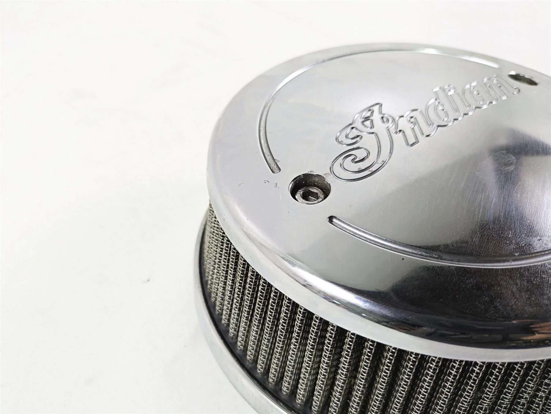 2017 Indian Chieftain Limited Chrome Hi Flow Air Cleaner Breather 2880654 - Image 5