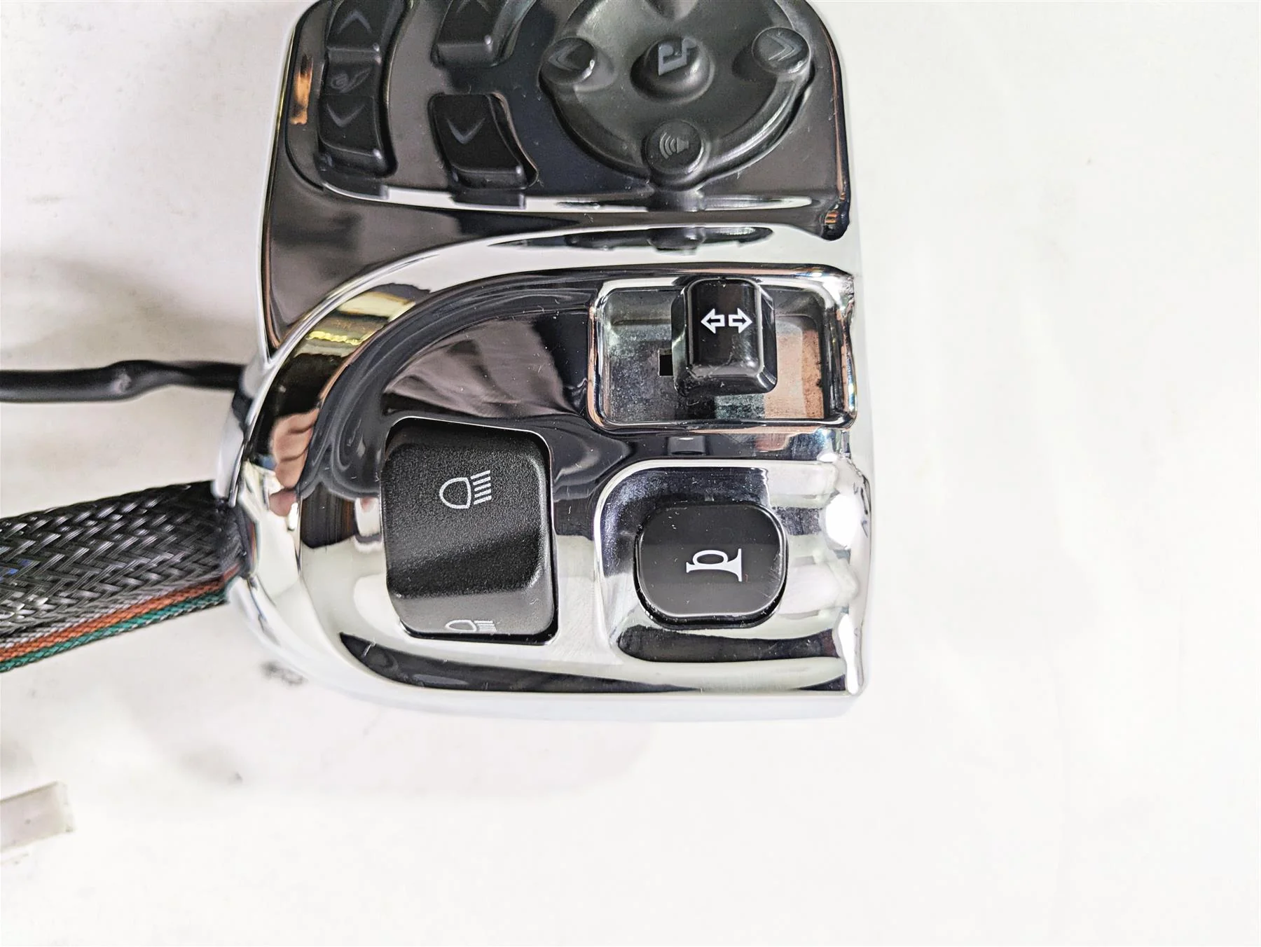 2017 Indian Chieftain Limited Chrome Left Hand Control Switch Audio 4015197 - Image 9