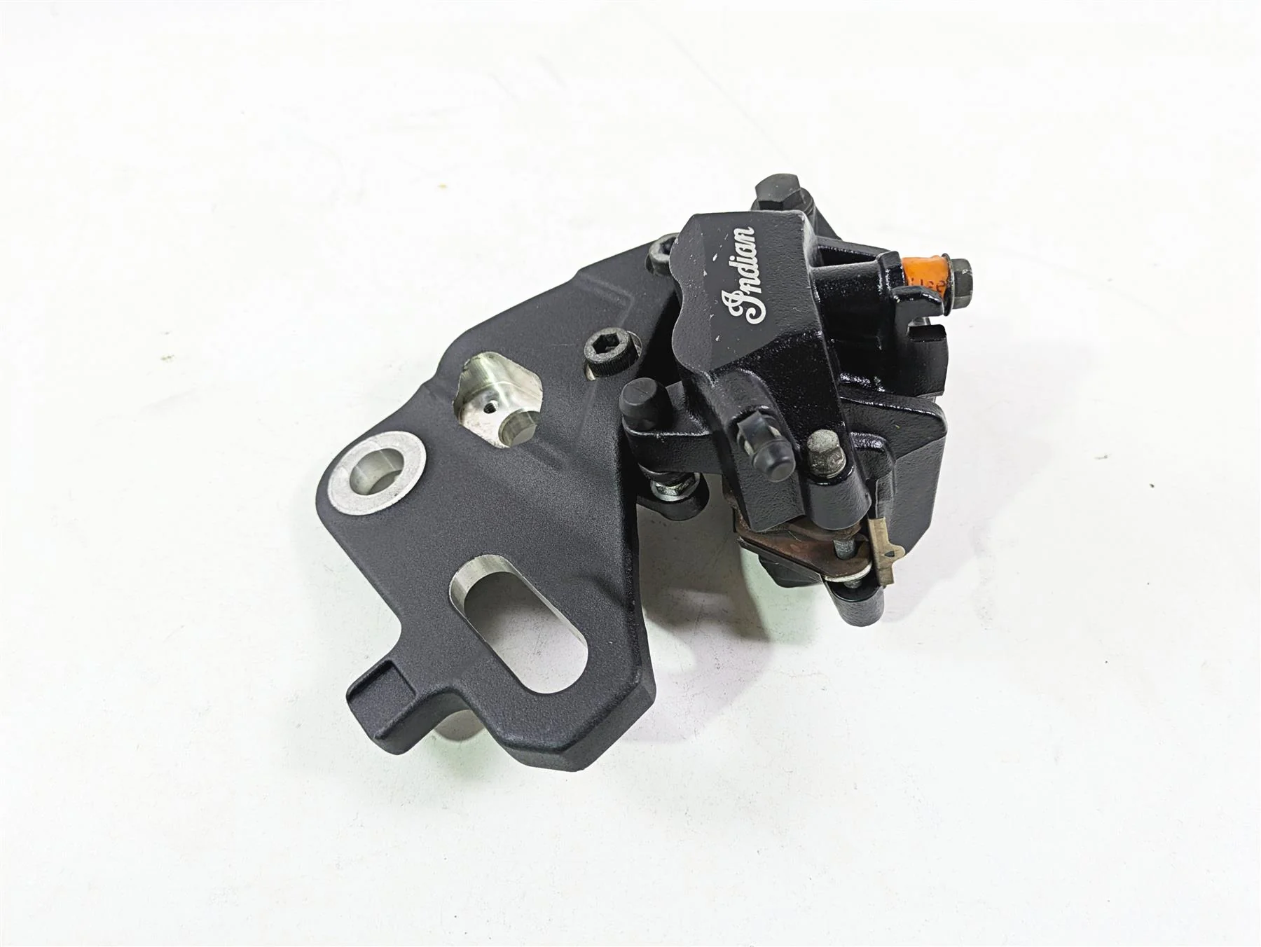 2017 Indian Chieftain Limited Rear Brake Caliper & Bracket 1912006 - Image 4