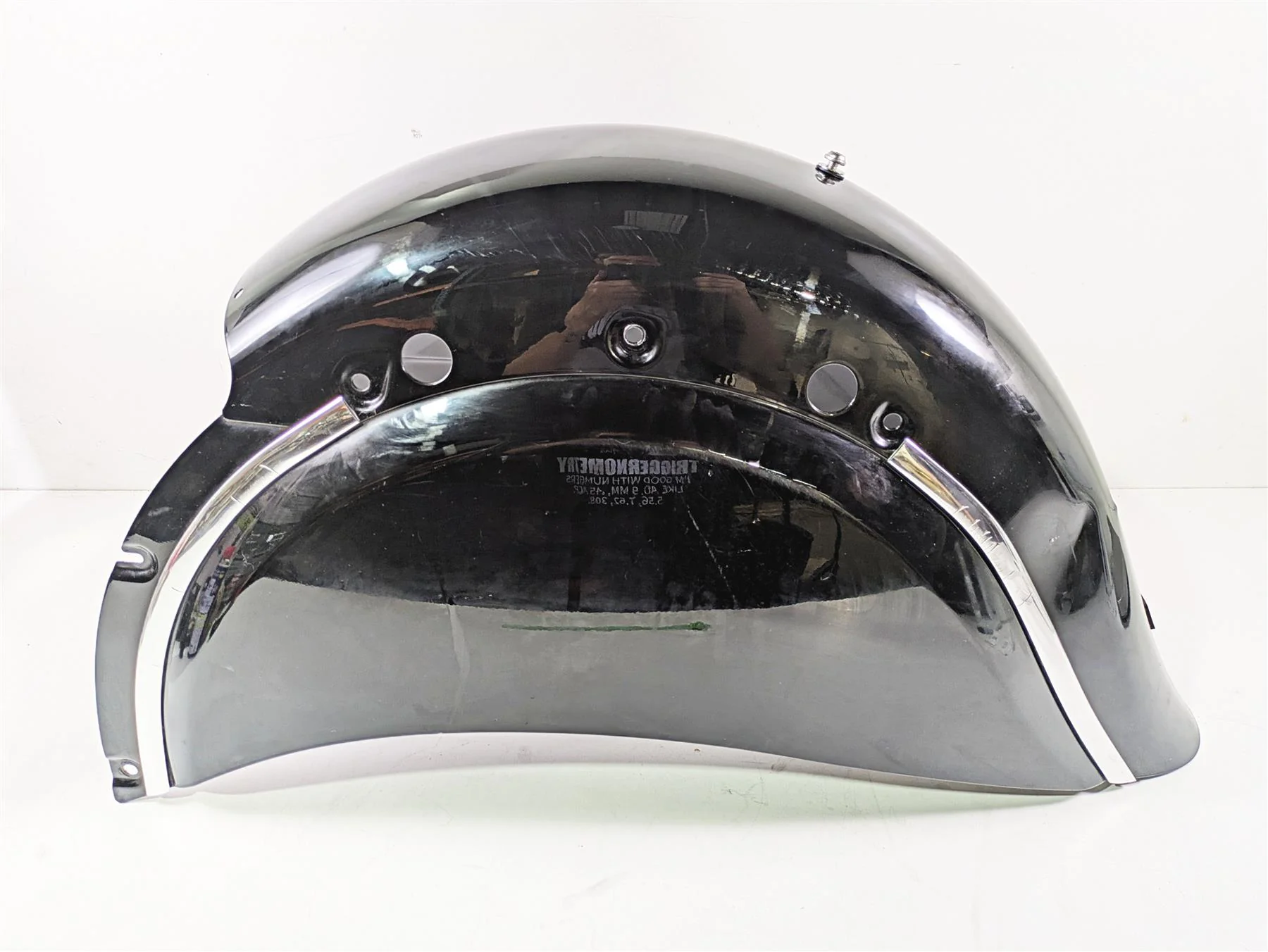 2017 Indian Chieftain Limited Rear Fender - Gloss Black - Dent 1019209