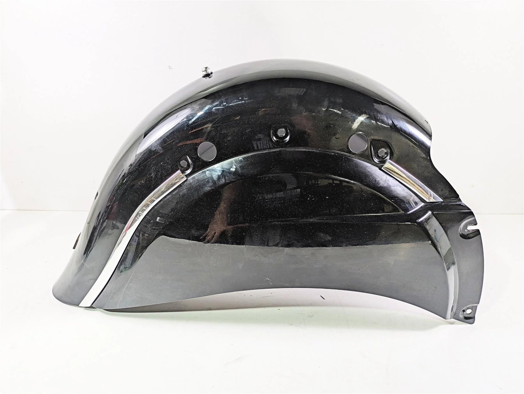 2017 Indian Chieftain Limited Rear Fender - Gloss Black - Dent 1019209 - Image 2