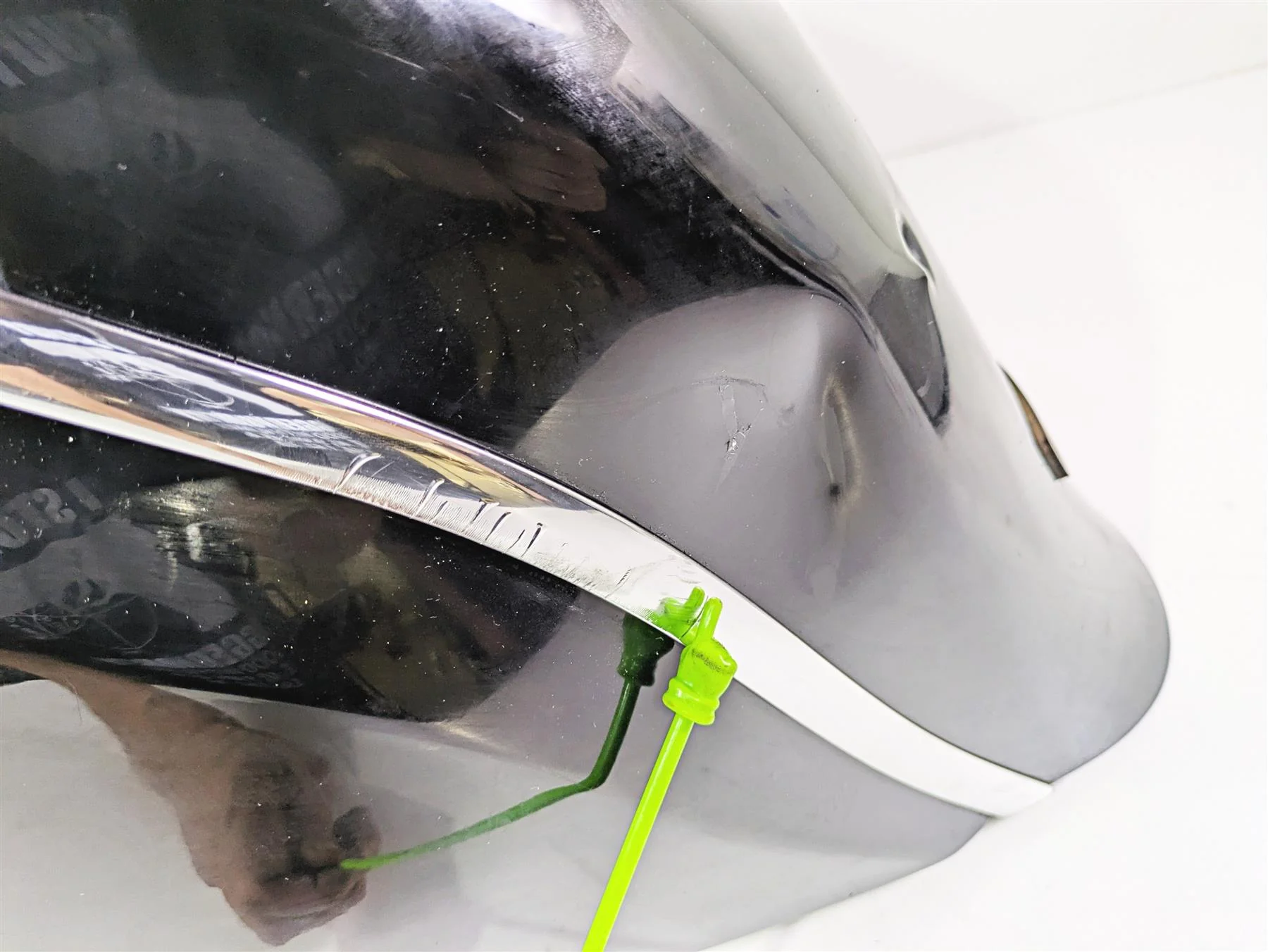 2017 Indian Chieftain Limited Rear Fender - Gloss Black - Dent 1019209 - Image 3