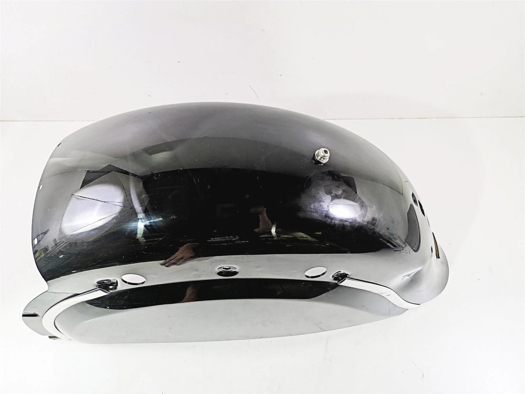 2017 Indian Chieftain Limited Rear Fender - Gloss Black - Dent 1019209 - Image 6