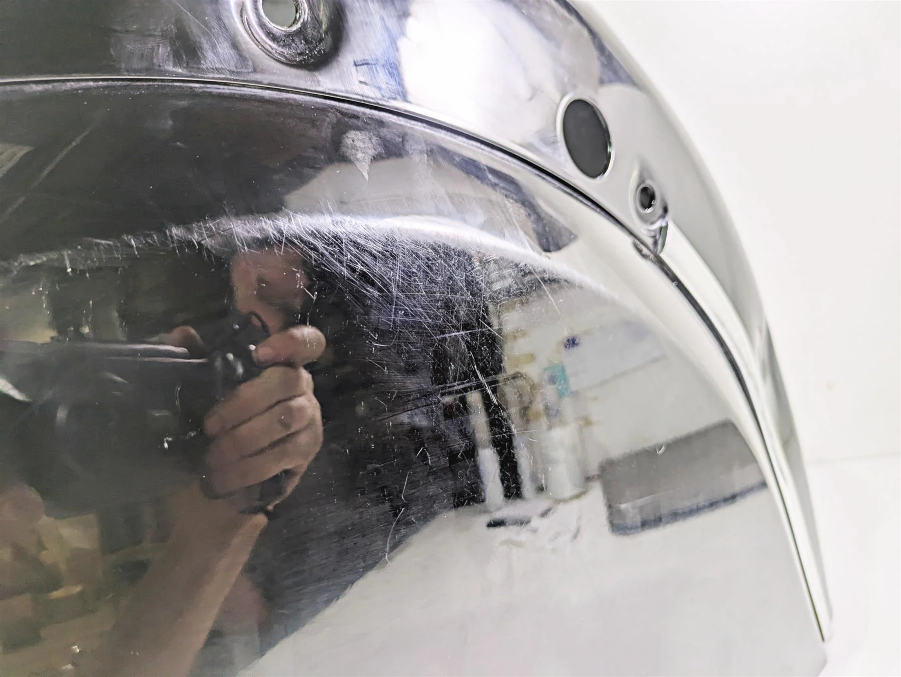 2017 Indian Chieftain Limited Rear Fender - Gloss Black - Dent 1019209 - Image 7