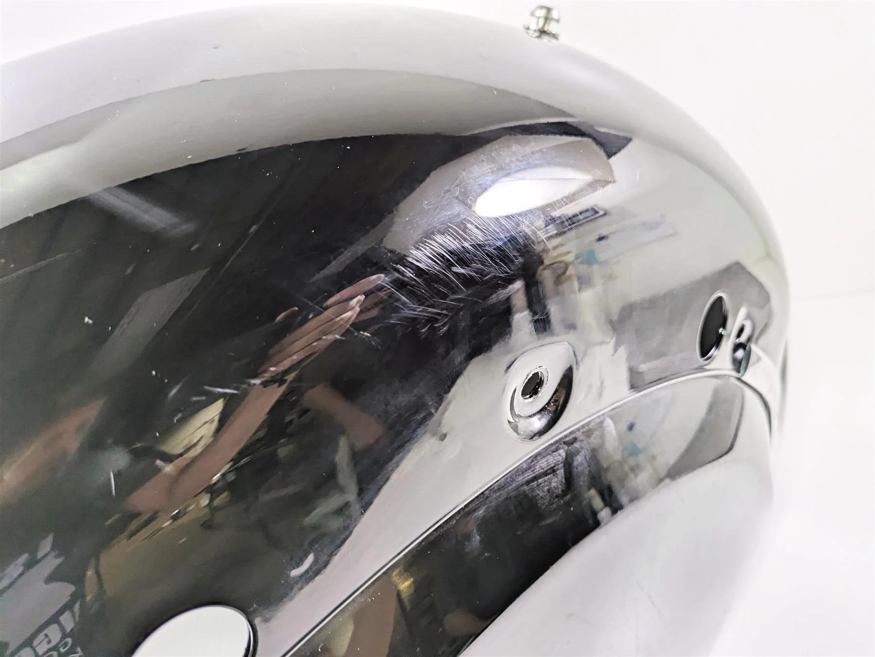 2017 Indian Chieftain Limited Rear Fender - Gloss Black - Dent 1019209 - Image 8