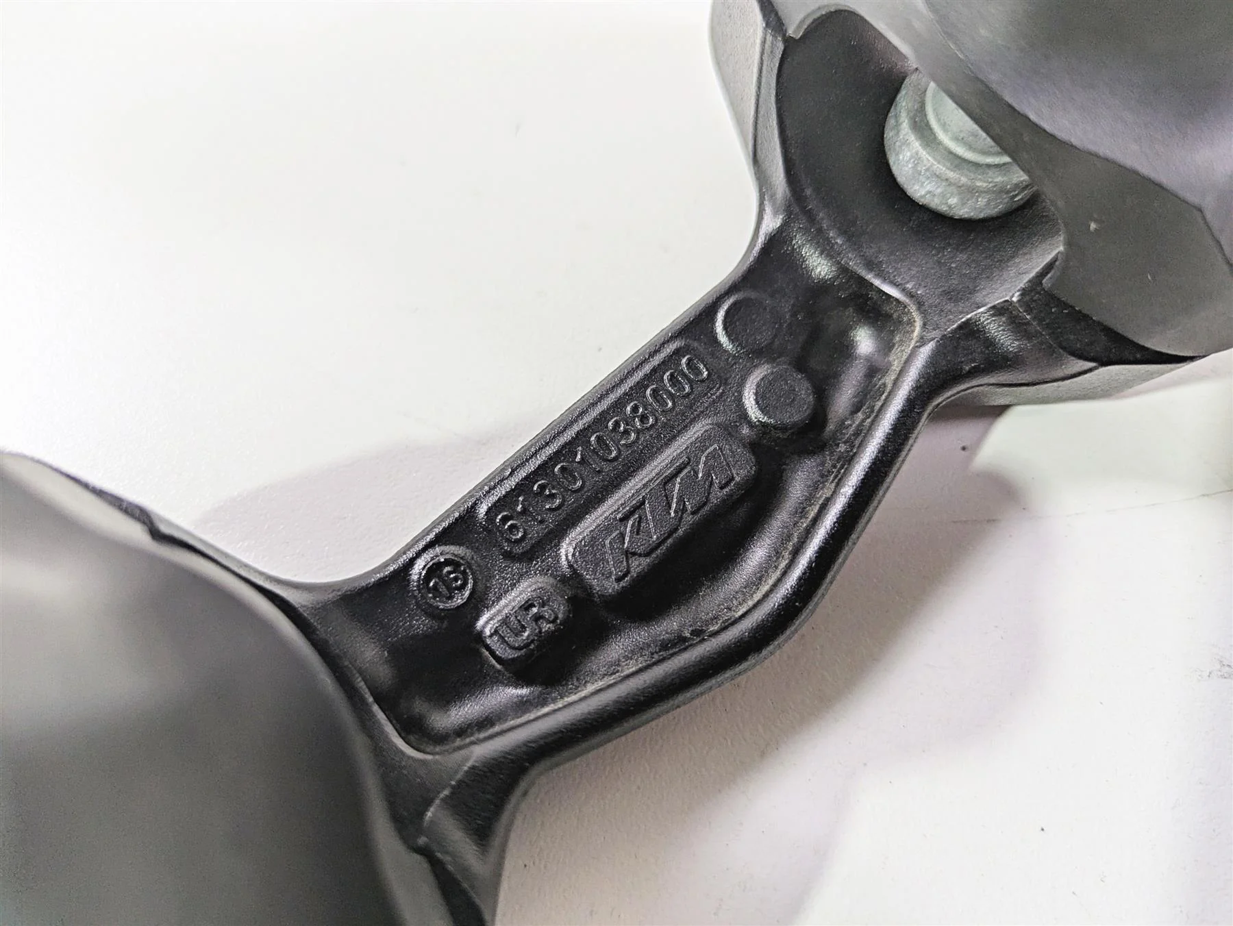 2017 KTM 1290 Super Duke GT Handlebar Holder Riser 6140103904233S 61301038000 - Image 6