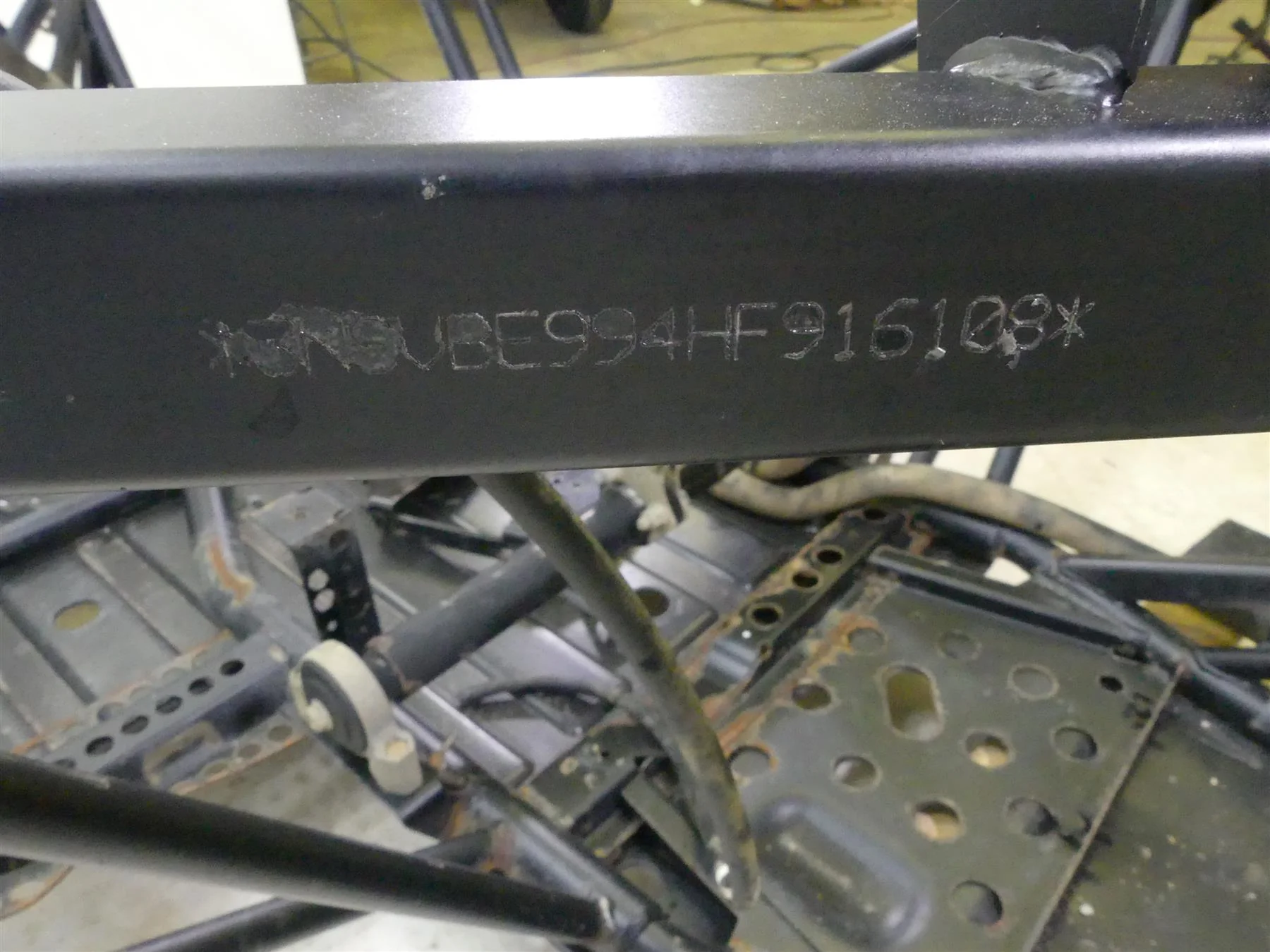 2017 Polaris RZR 1000 S Straight Main Frame Chassis + Clean Texas Title - 1022390 - Image 2