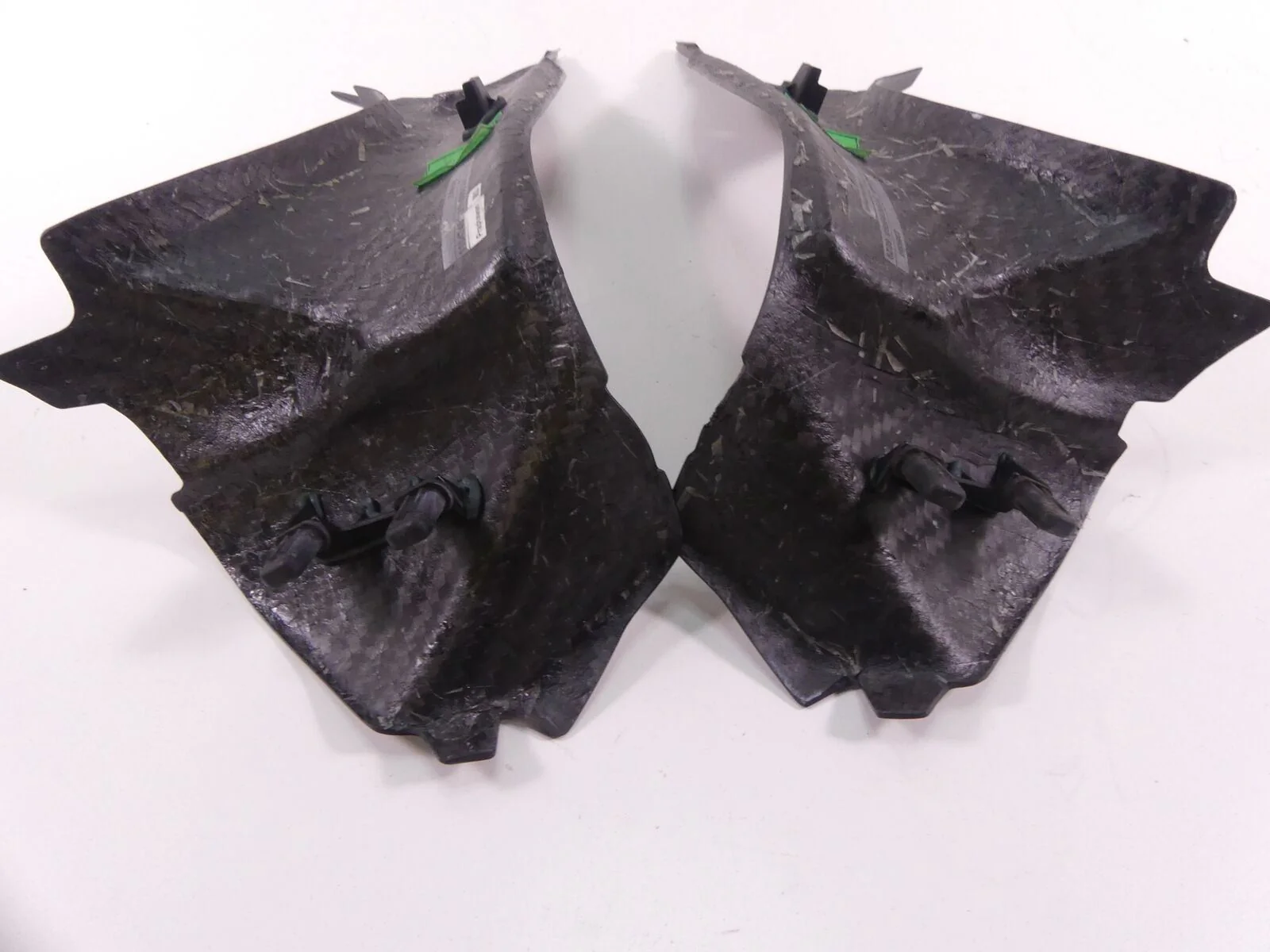 2017 Triumph Daytona 675R Front Carbon Fiber Inner Side Panel Fairings T2309398 - Image 3