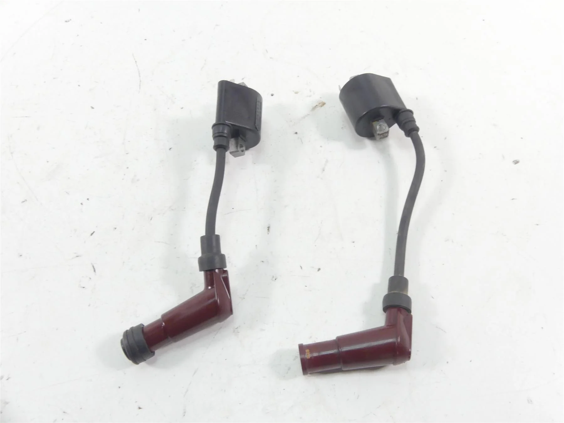 2017 Triumph Thruxton 1200 R Ignition Coil Wires Plug Set T1290321 T1290308 - Image 3