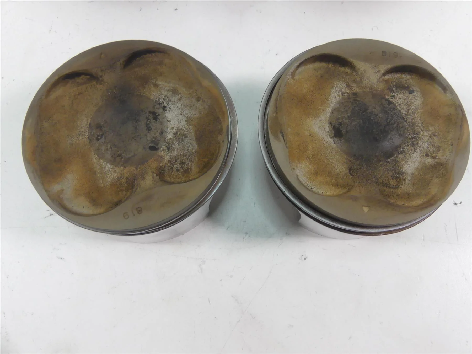 2017 Triumph Thruxton 1200R Cylinder Jug Piston Set 3K T1167220 T1127030 - Image 7