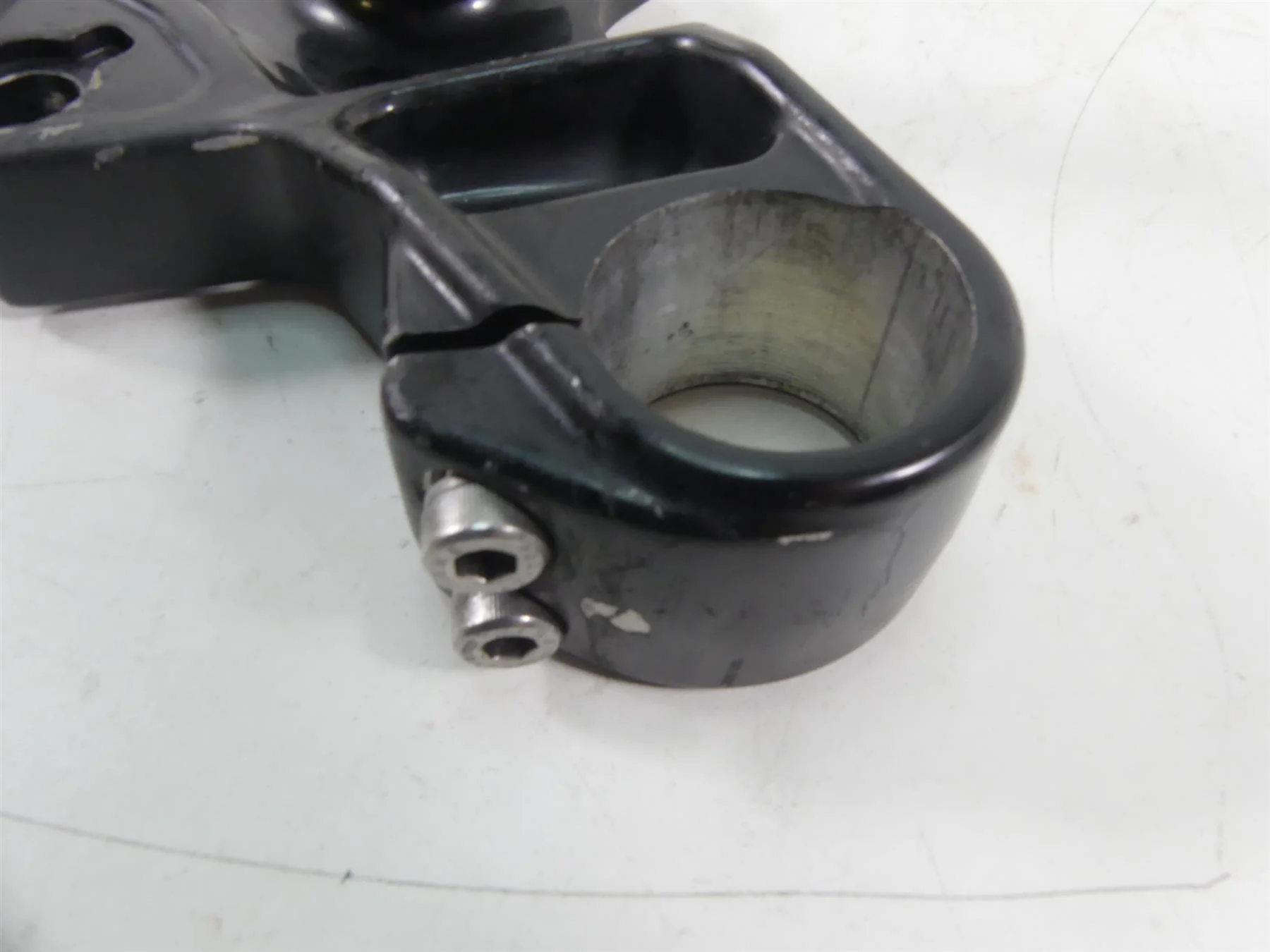 2017 Victory Octane 1200 Lower Triple Tree Steering Yoke 1824075-658 5139921 - Image 8