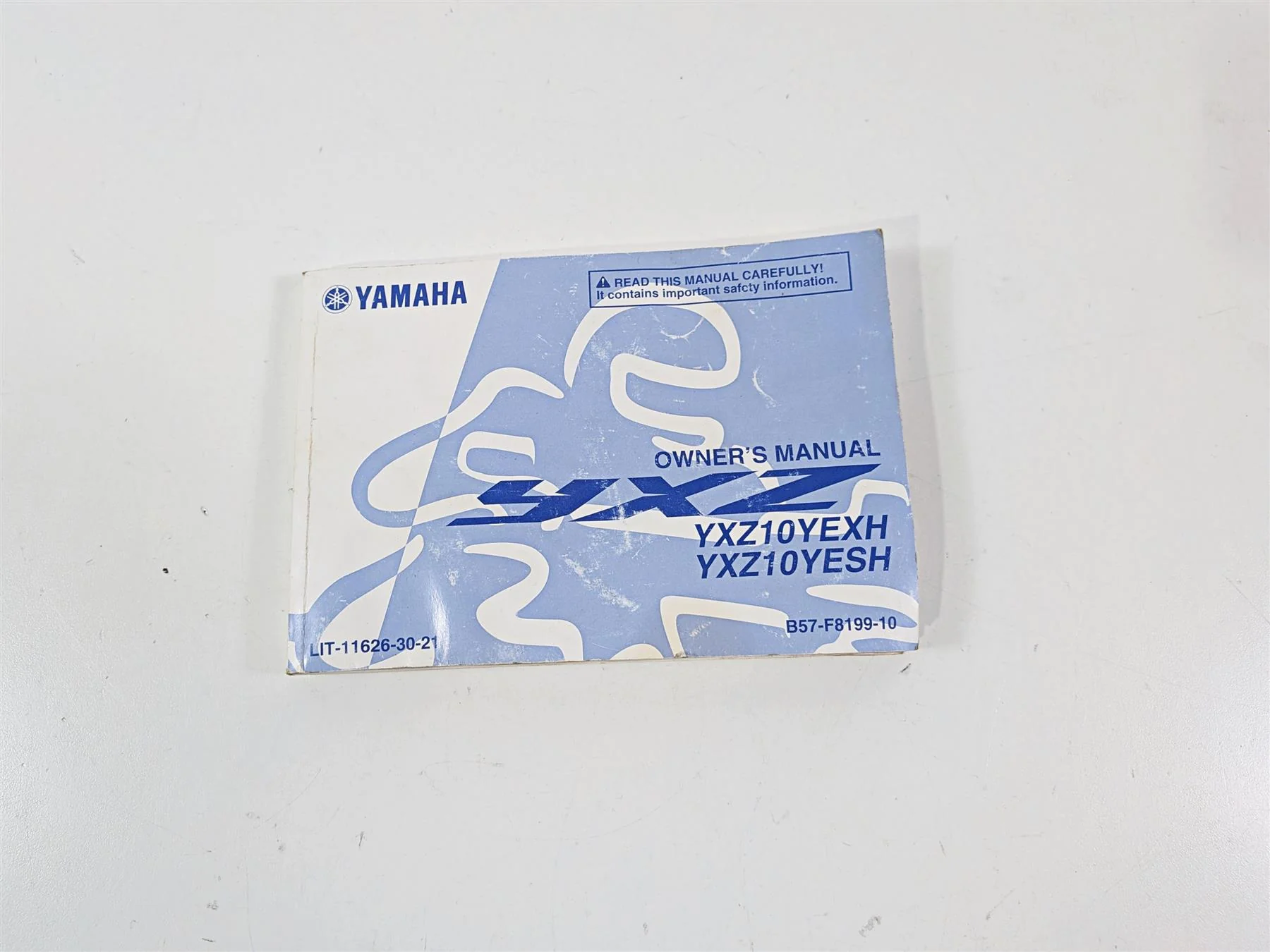 2017 Yamaha YXZ1000R EPS SS Owners Manual  B57-F8199-10 YXZ10YWXH YXZ10YESH