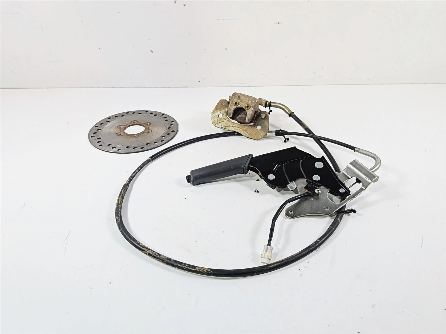 2017 Yamaha YXZ1000R EPS SS Park Brake + Cable & Caliper & Disc 1XD-F5690-00-00 - Image 2