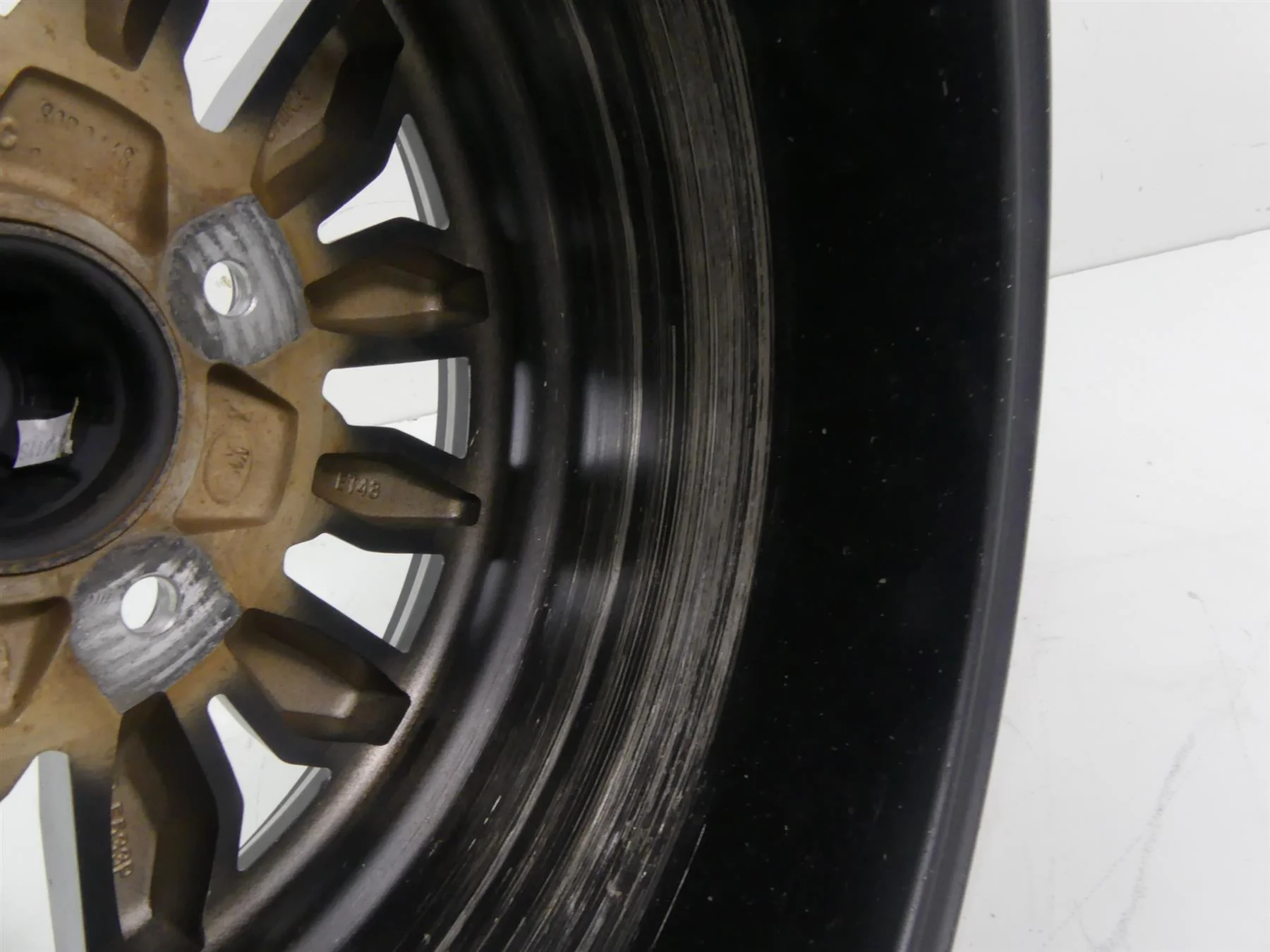 2017 Yamaha YXZ1000R EPS SS Straight Left Side Rear Wheel Rim 14x8 2HC-F533P-00 - Image 9