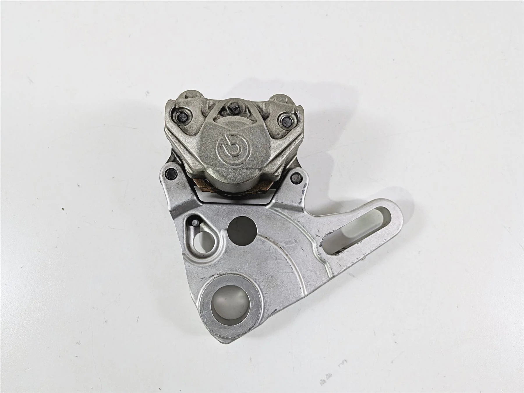 2018 Aprilia RSV4 RR Brembo Rear Brake Caliper & Bracket B044357 2B003449