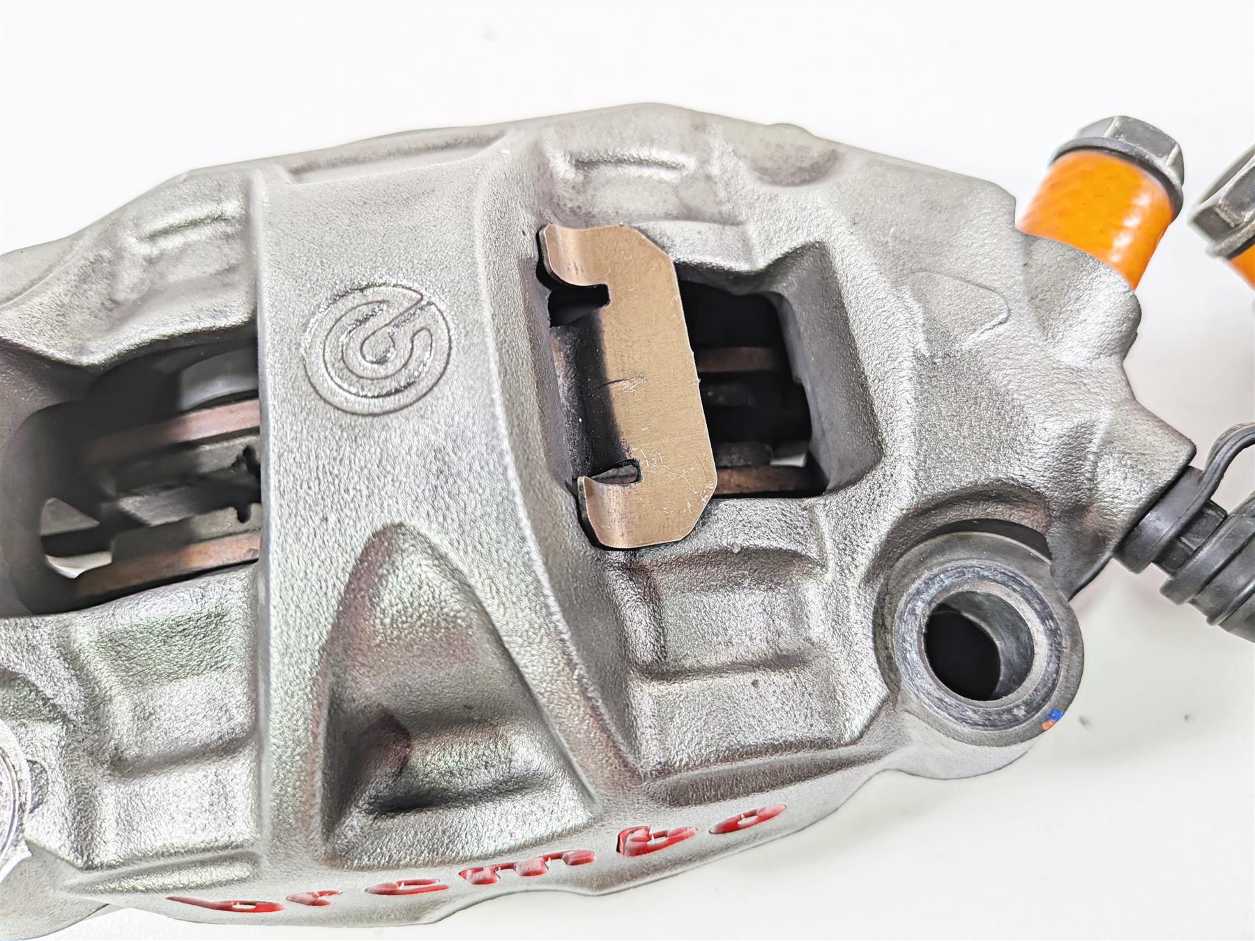 2018 Aprilia RSV4 RR Front Brake Caliper 100mm Brembo M50 2B001348 2B001349 - Image 9