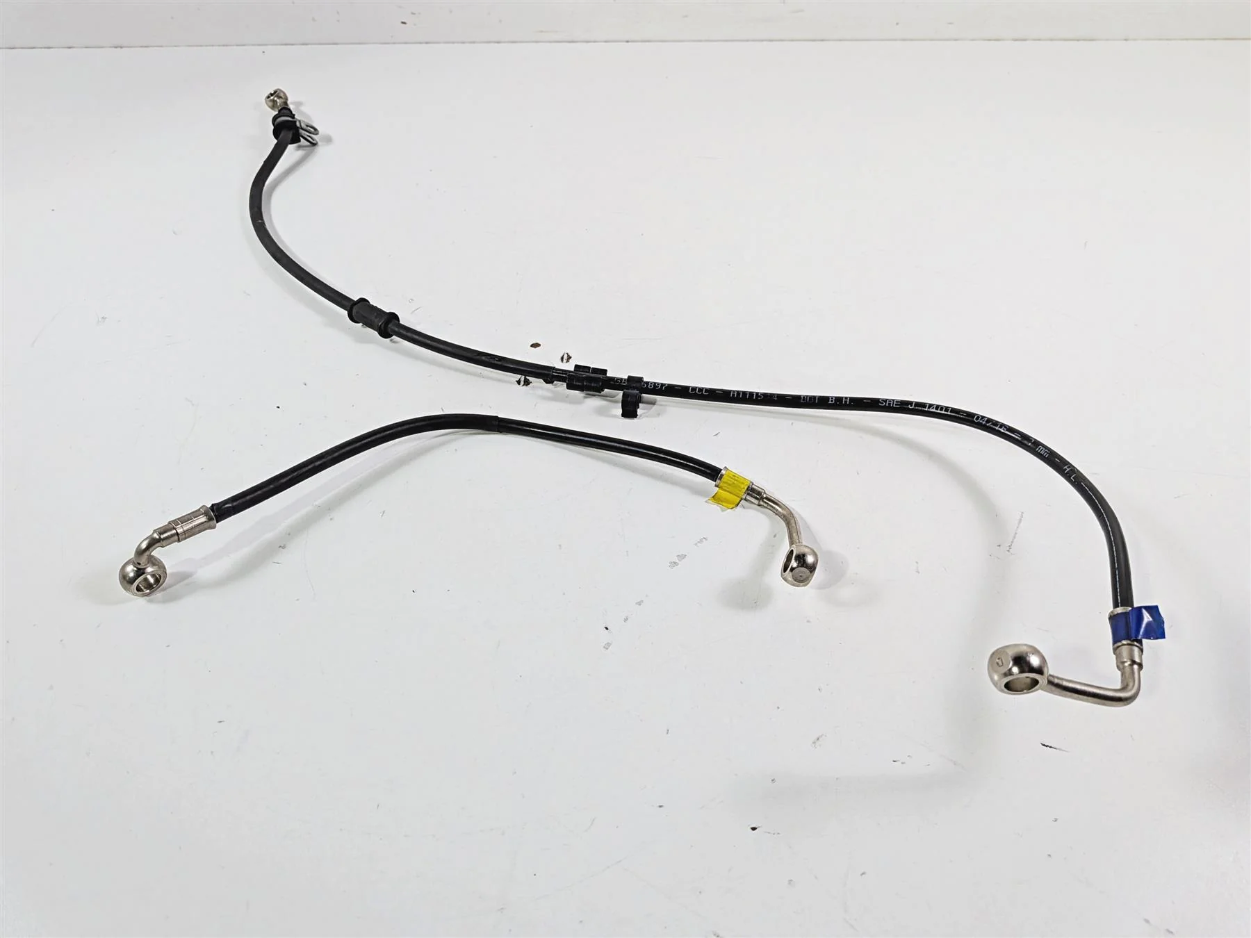 2018 Aprilia RSV4 RR Front Rear Abs Brake Lines Set 2B003507 2B002997 - Image 12